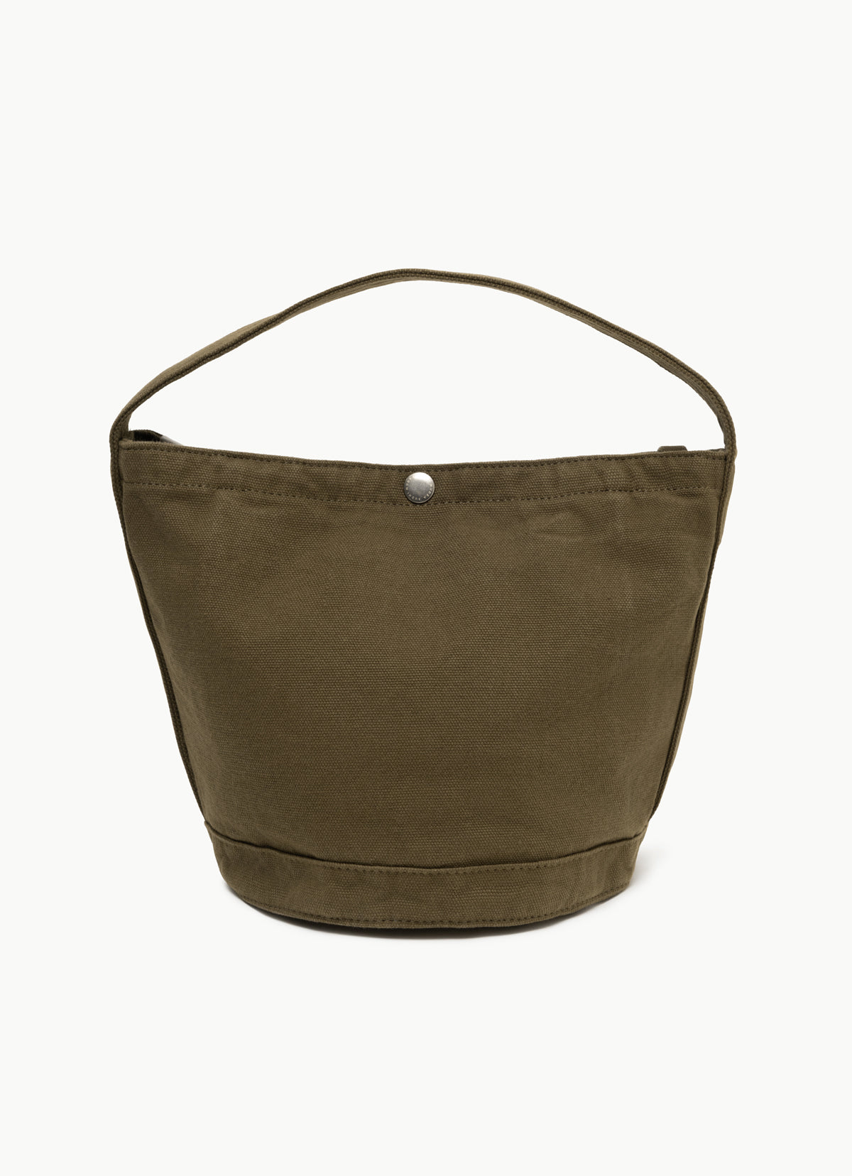 Bubu round snap bag_Khaki brown