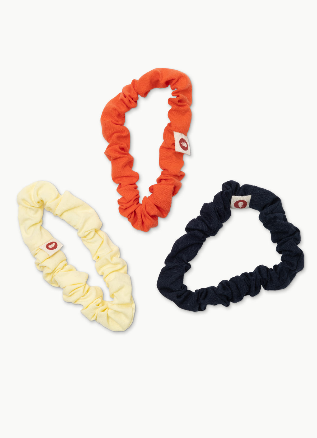 BM slim scrunchie (3set)_Navy Multi