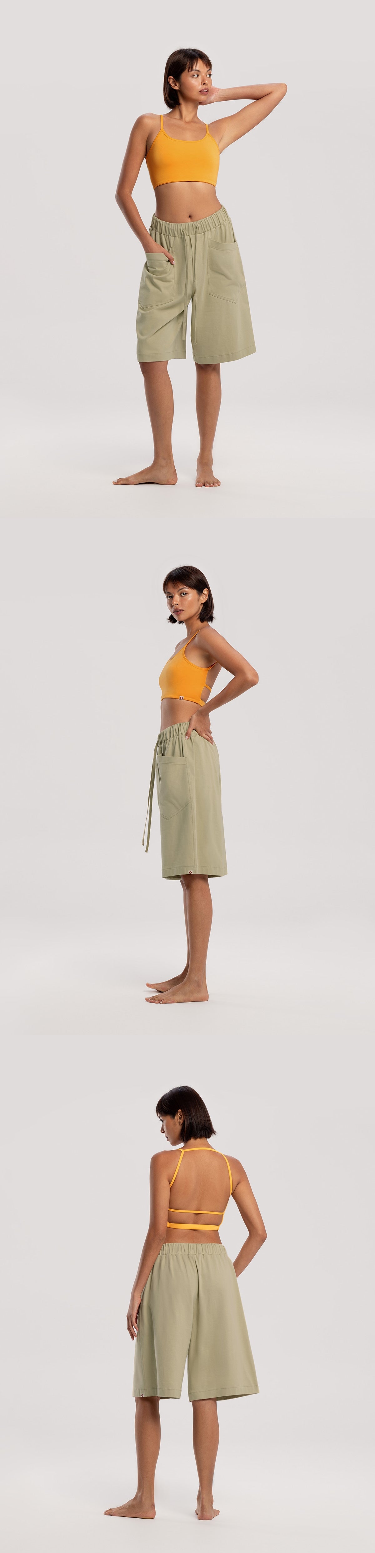 String trio bra top #2_Marigold
