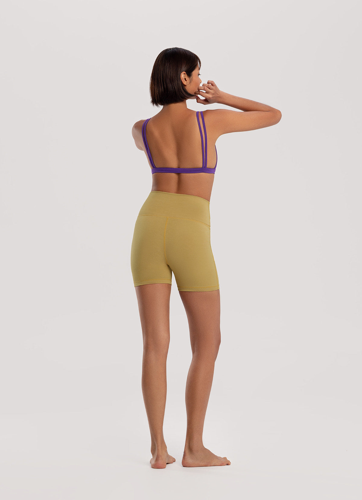 Padma shorts_Olivenite