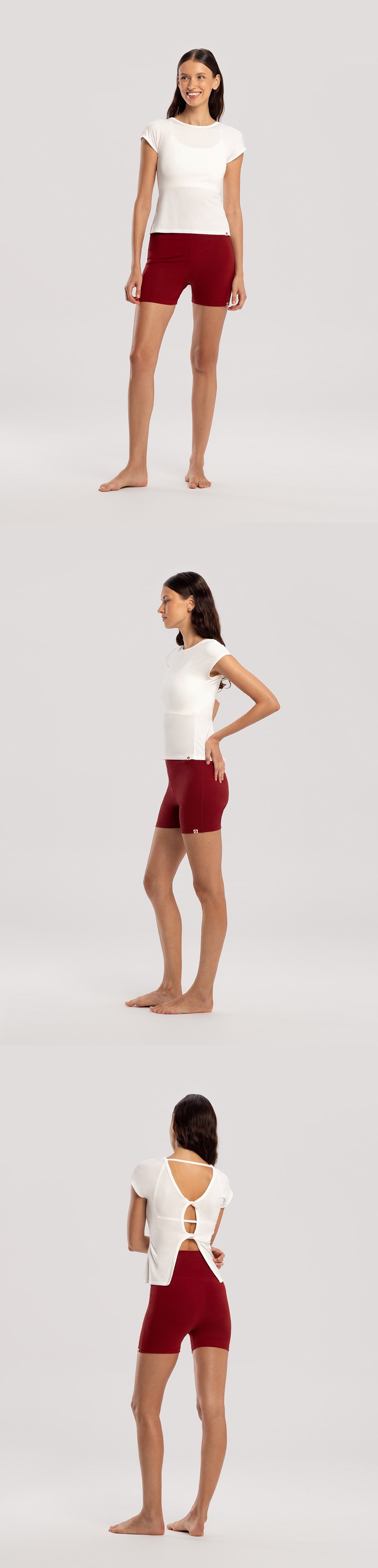 Dalam short sleeve #2_White