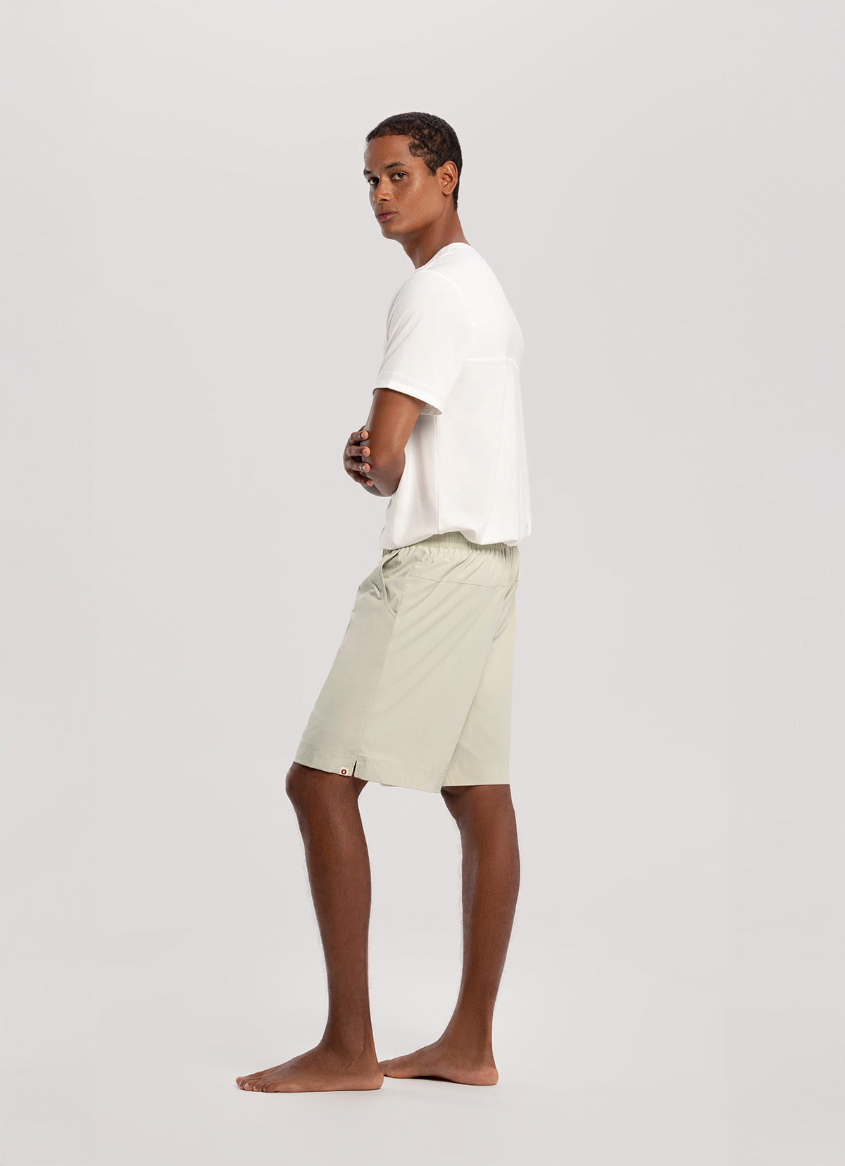 Light shorts (for Men)_Celadon Tint