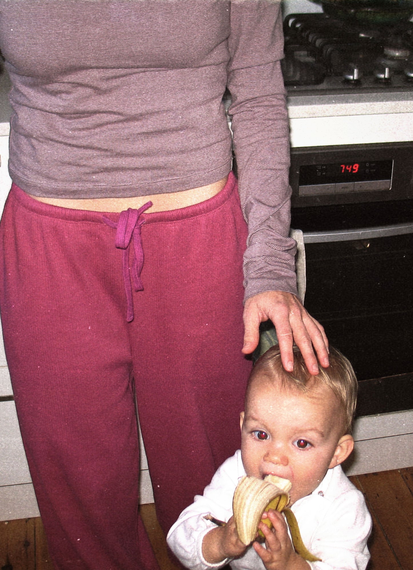 Rib jogger pants #3 (Warm ver.)_Boysenberry