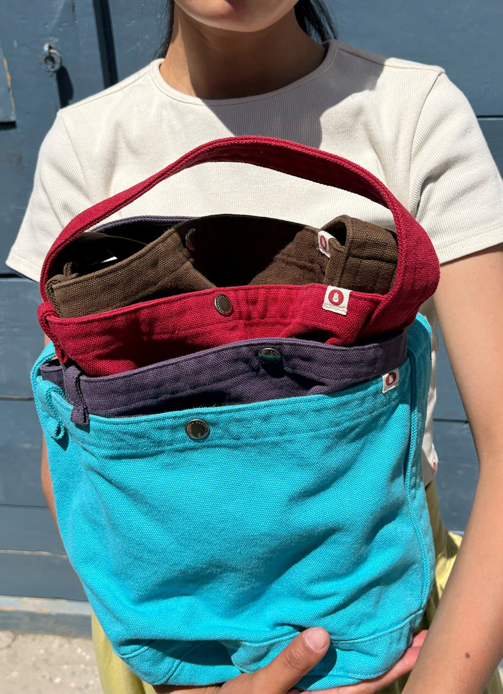 Bubu round snap bag_Biscay Bay