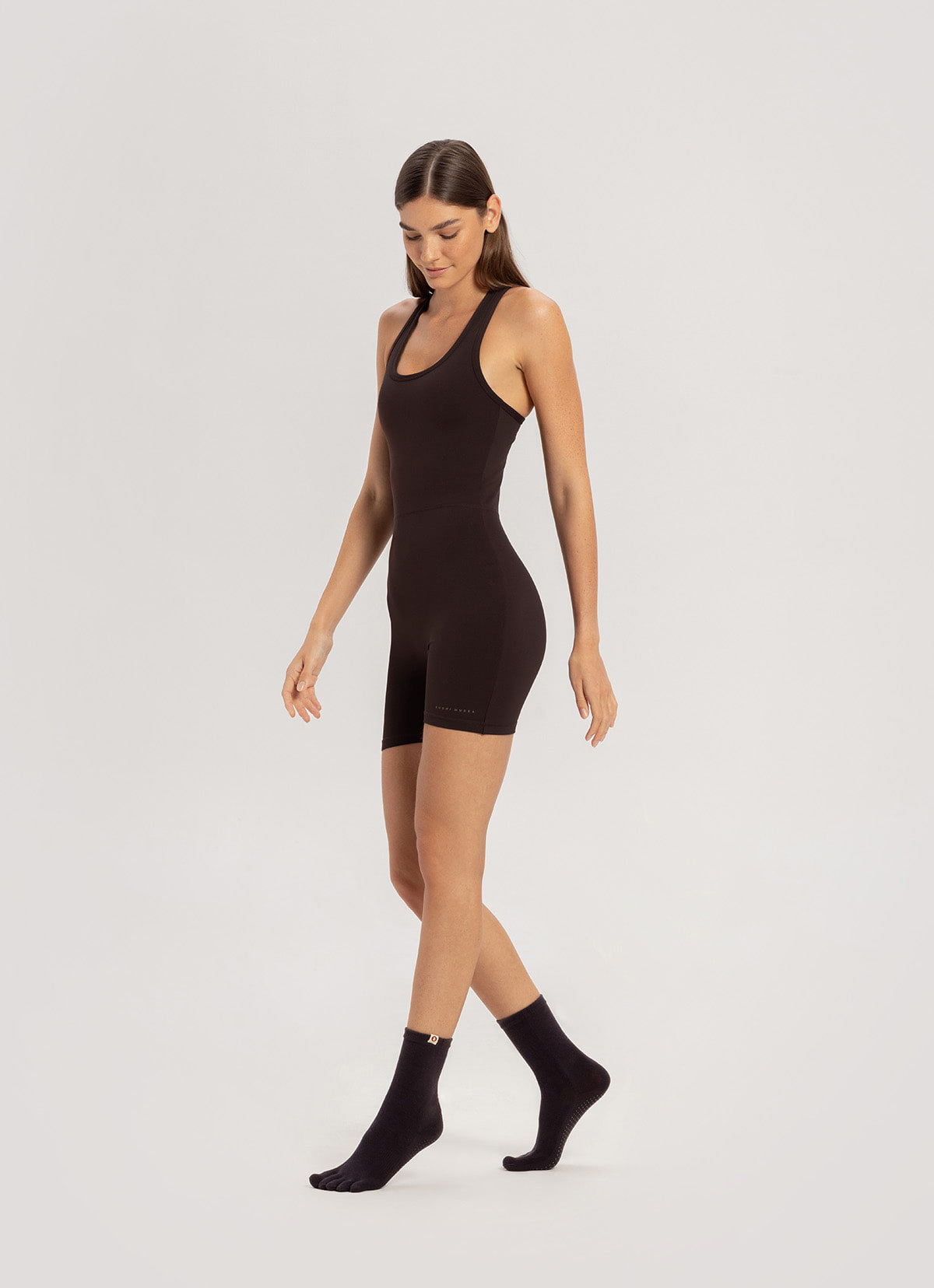 BM middle toe socks_Charcoal