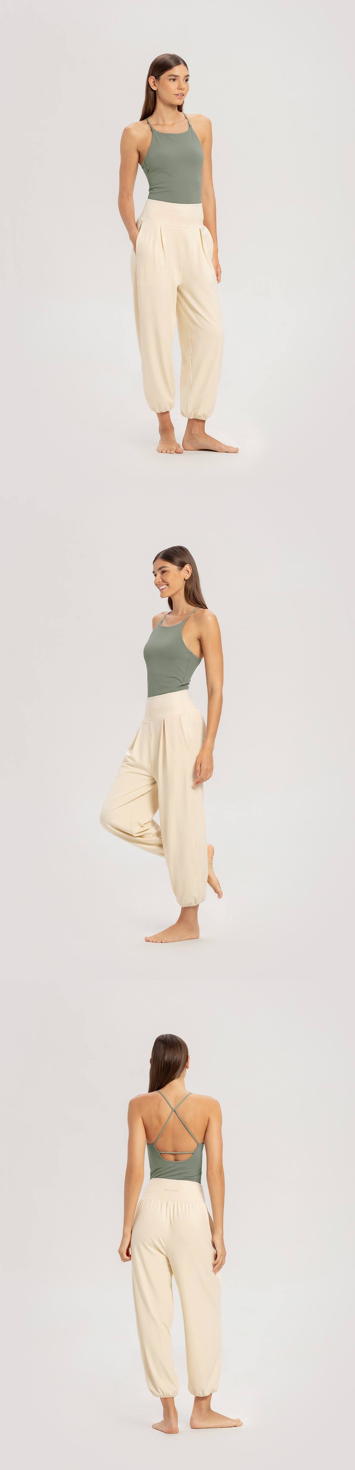 [Movement Line] Triangle tank top_Sea Spray