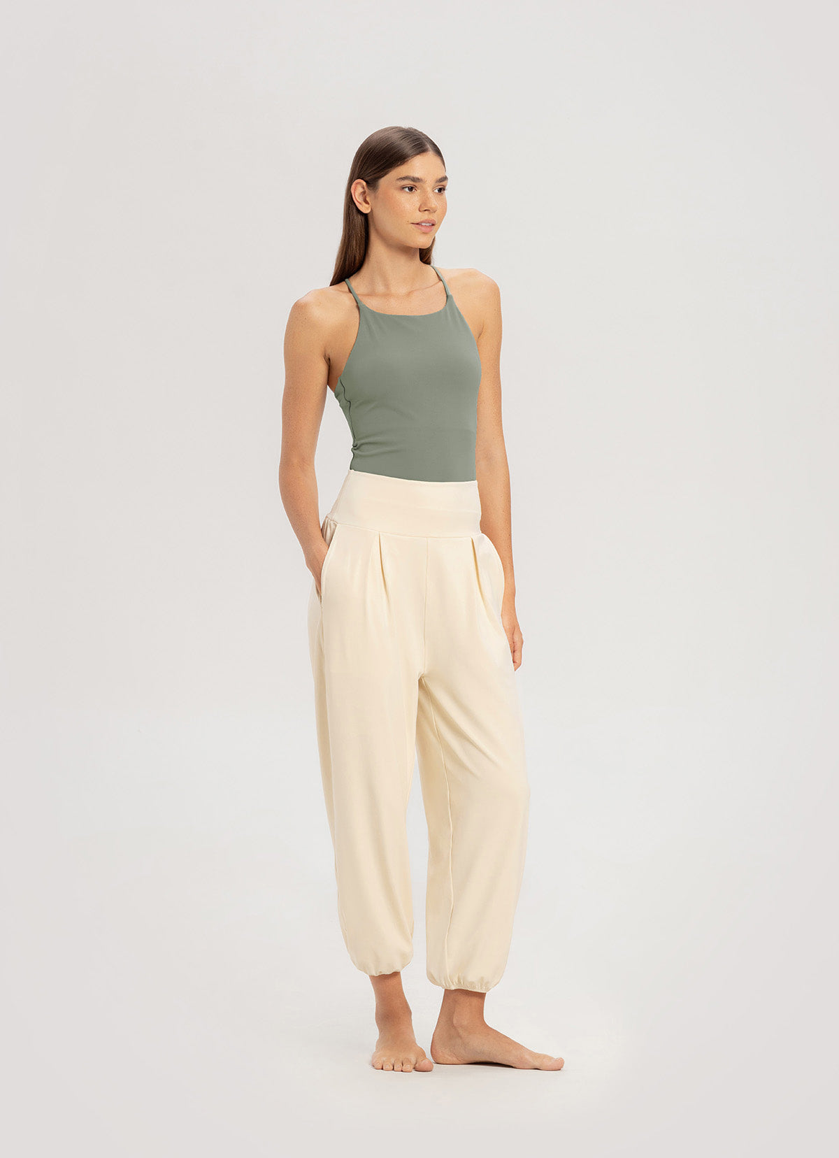 [Movement Line] Nava pants_Light Gray