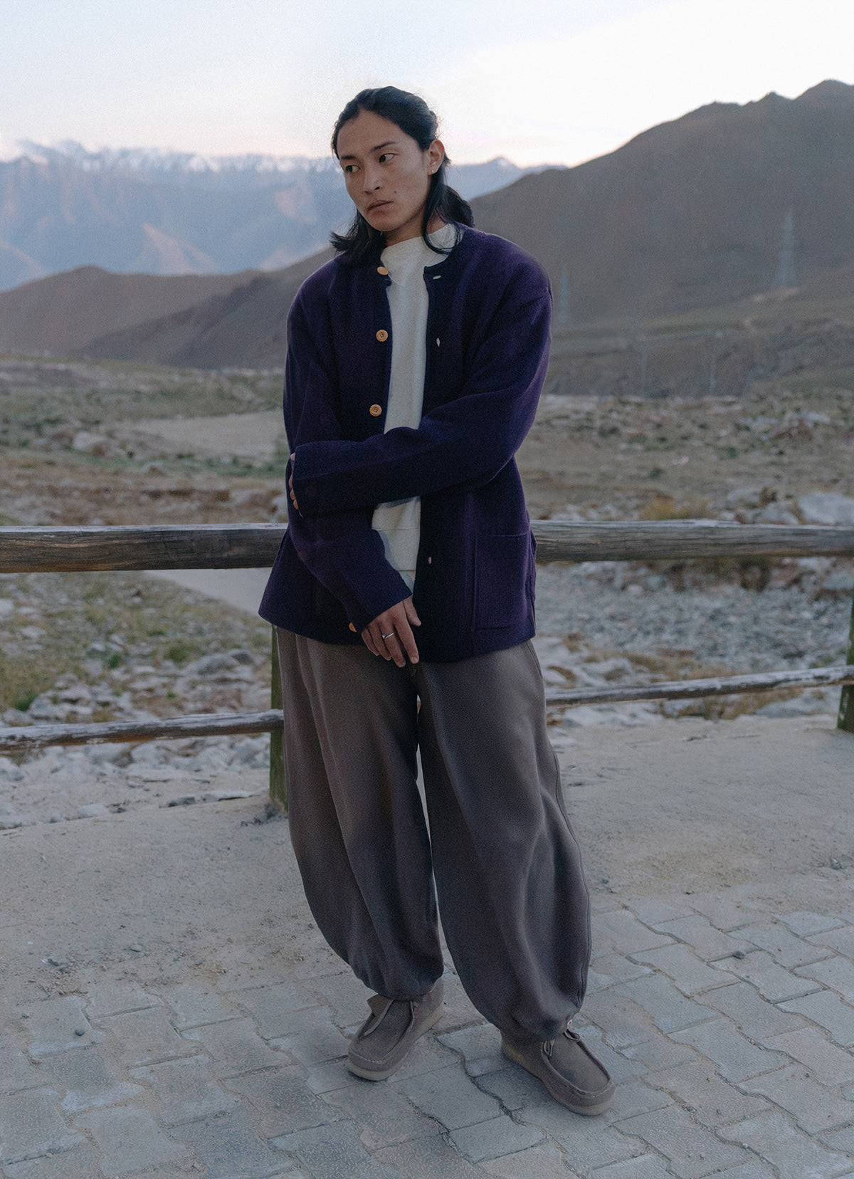 Cinch sweatpants (Unisex)_Morel
