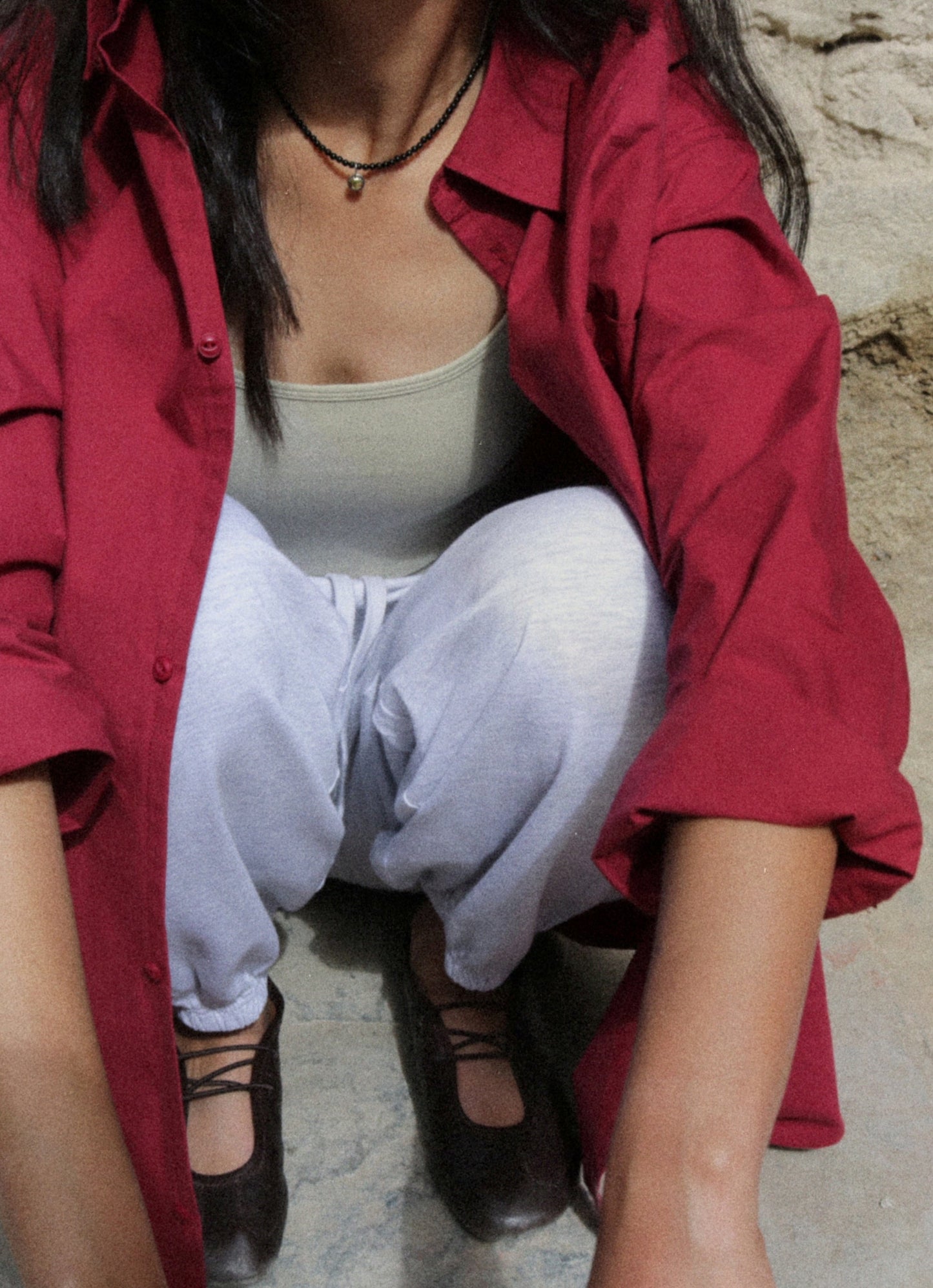 Overfit pocket shirts (Unisex)_Lava falls
