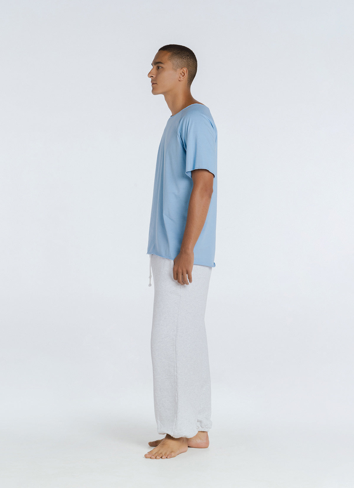 Balloon jogger pants (Unisex)_Melange Grey