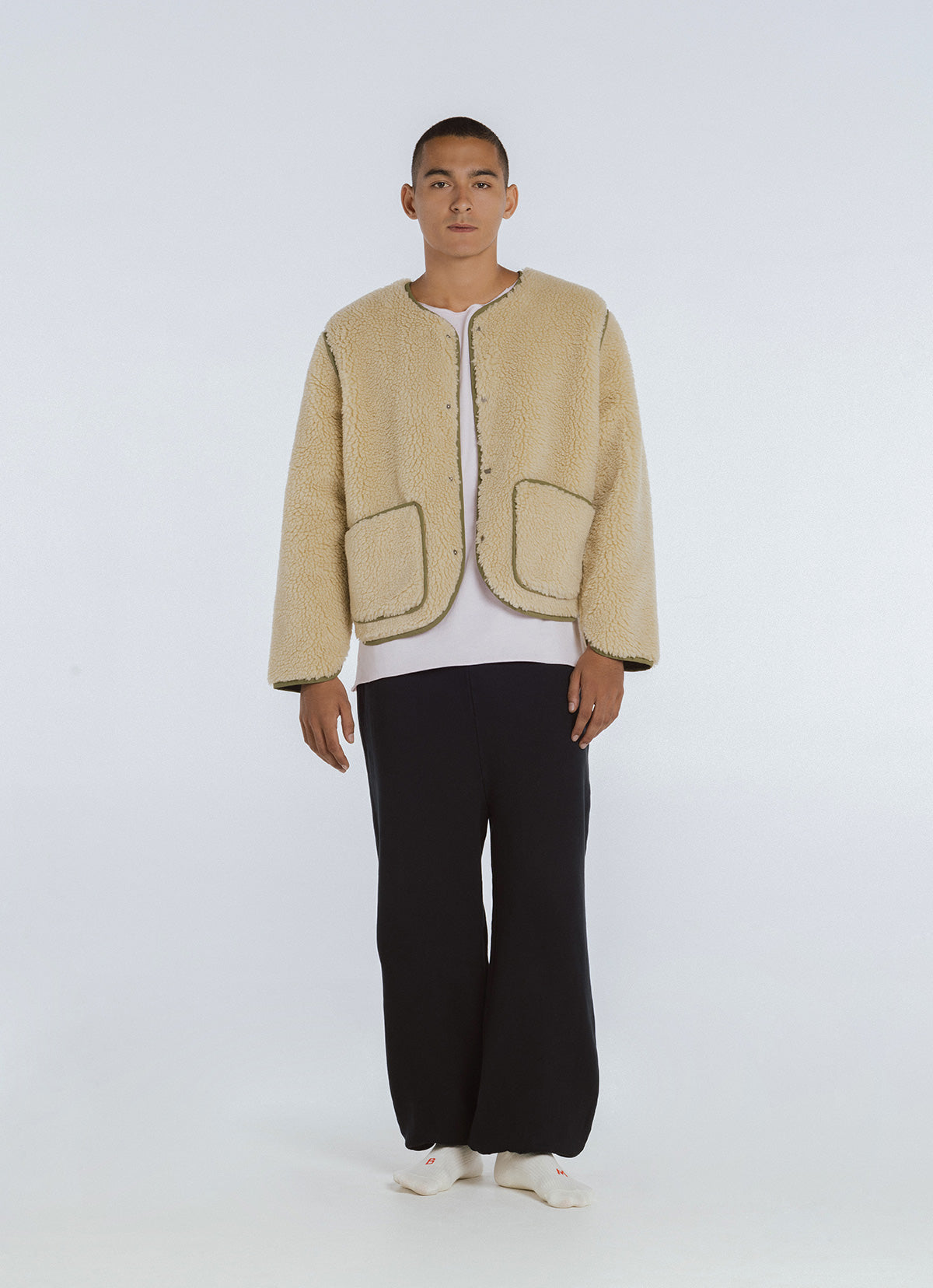 Fluff Fleece jacket (Unisex)_Moonstone