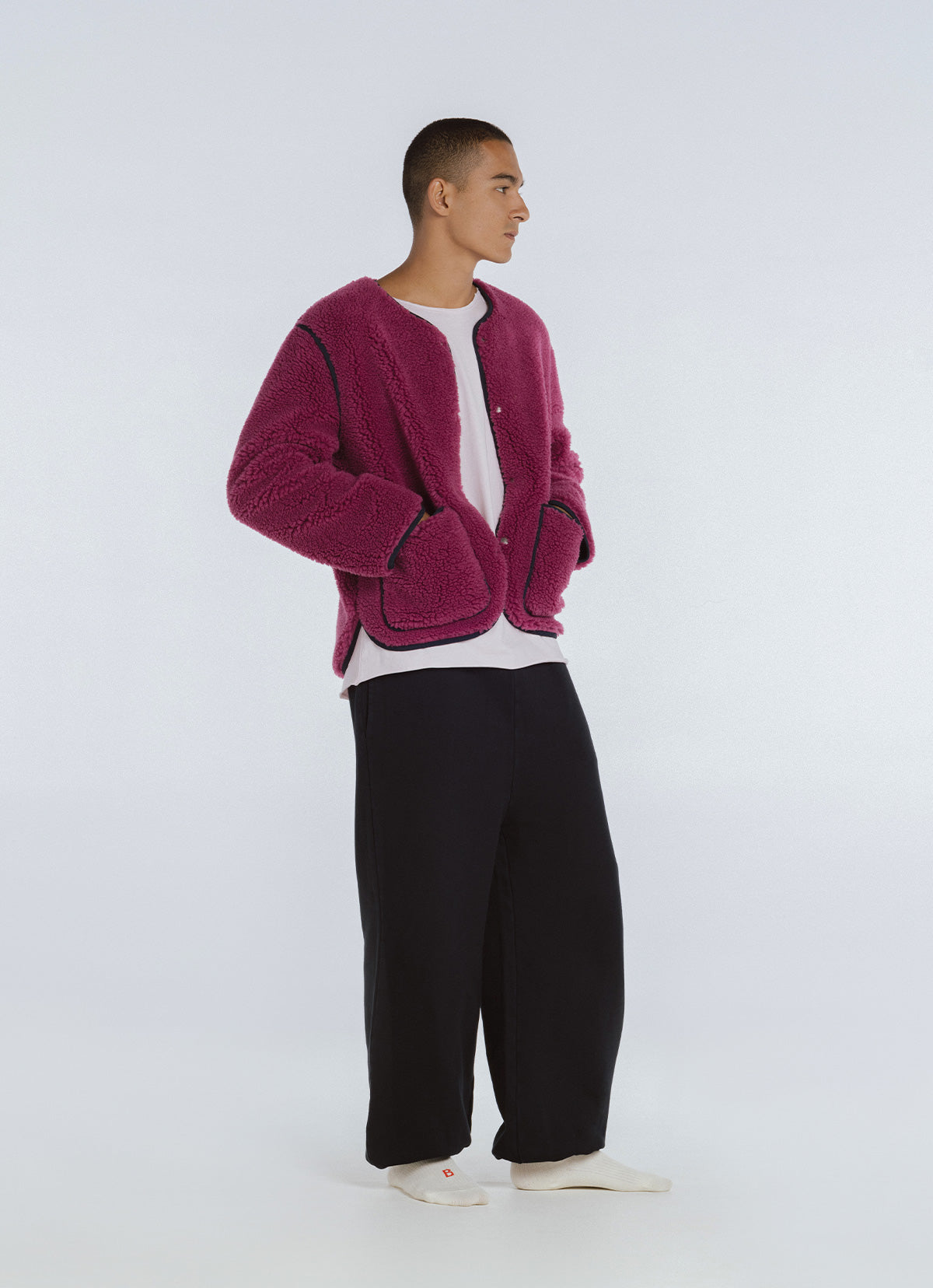 Balloon jogger pants (Unisex)_Black