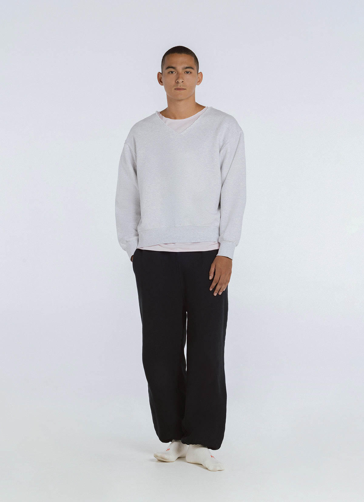Jiyuu sweatshirt (Unisex)_Melange Grey