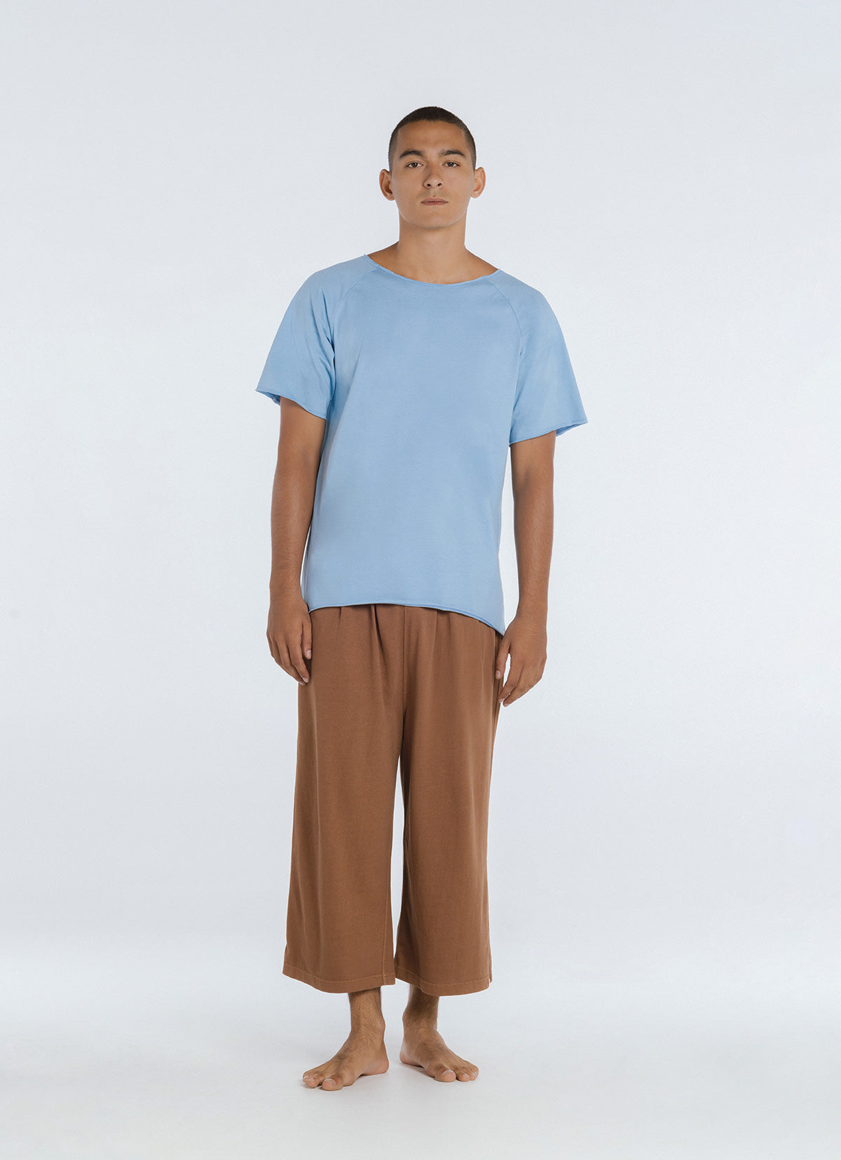 Aman crop pants (For Men)_Brown