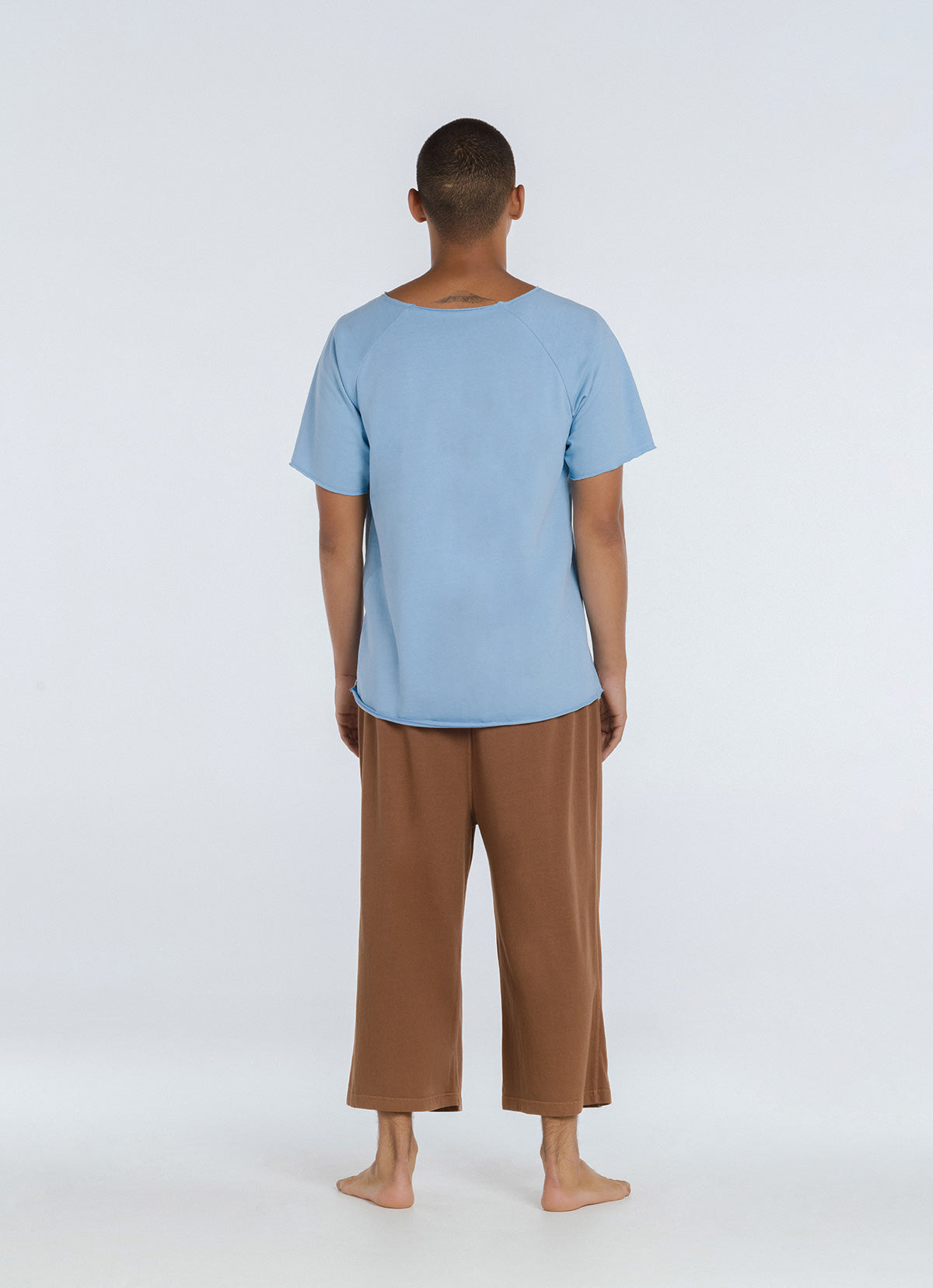 Aman crop pants (For Men)_Brown