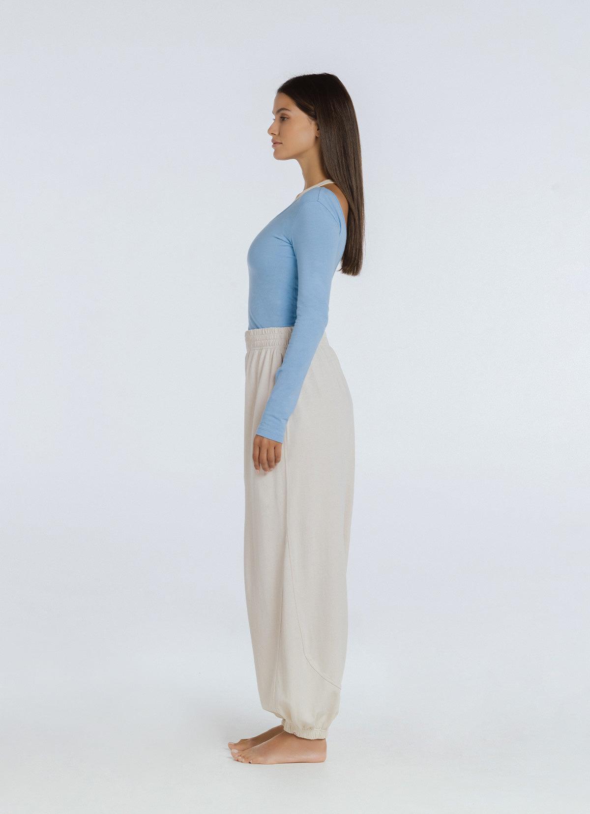 Bahu long sleeve top_Light Blue