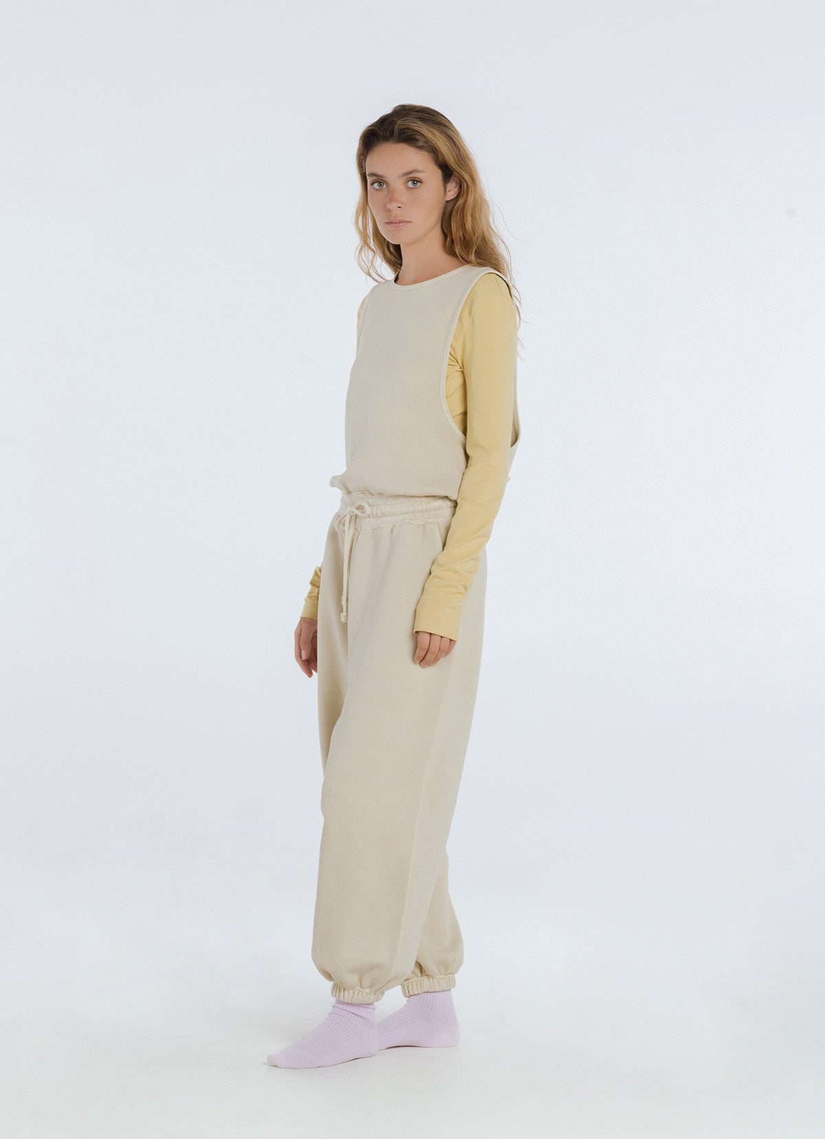 Lapis jumpsuit_Oyster White