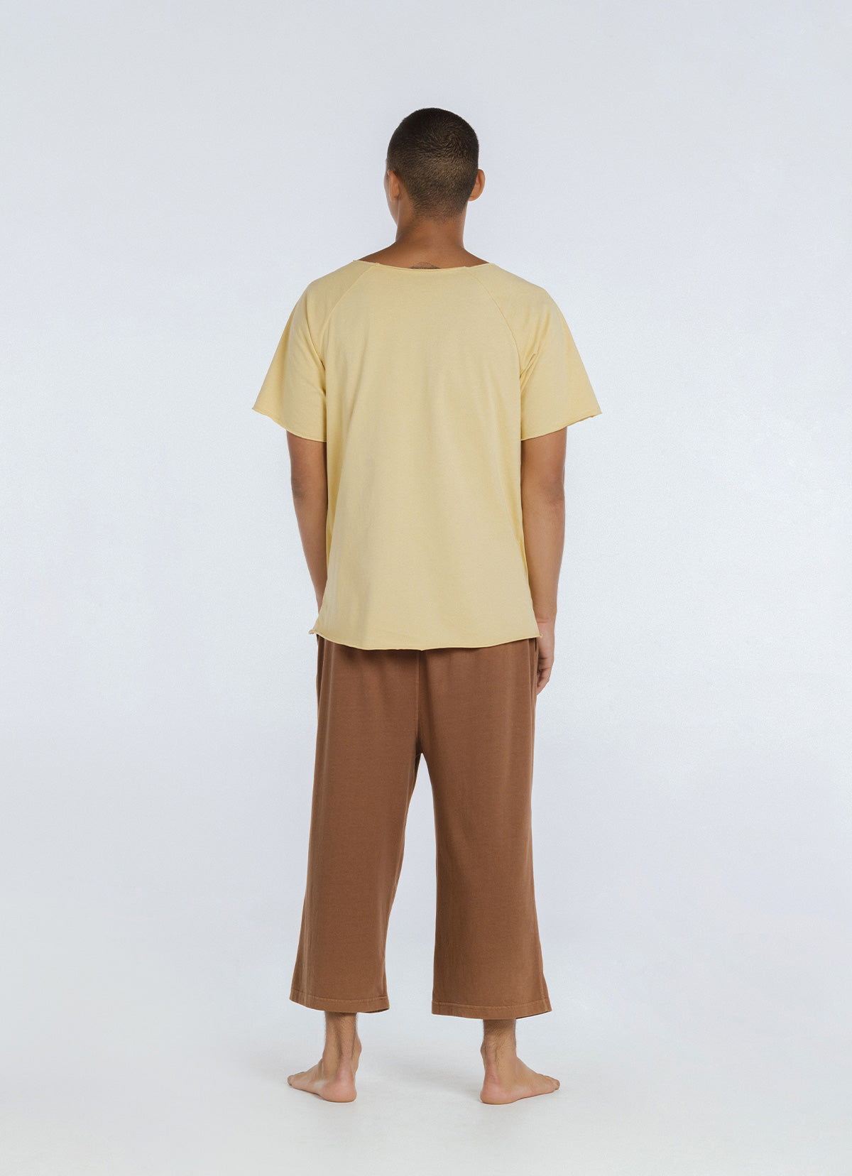 Aman crop pants (For Men)_Brown