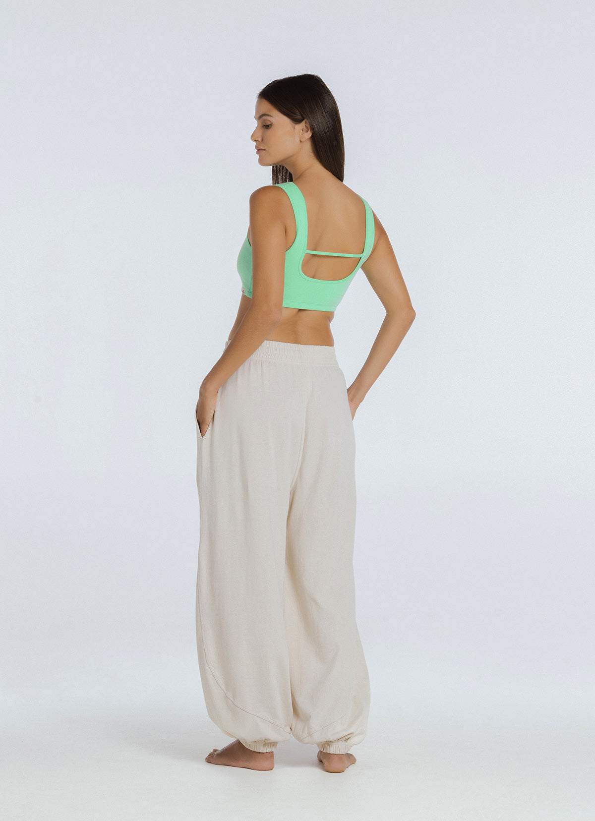 Horizon strap bra top_Spring Bud