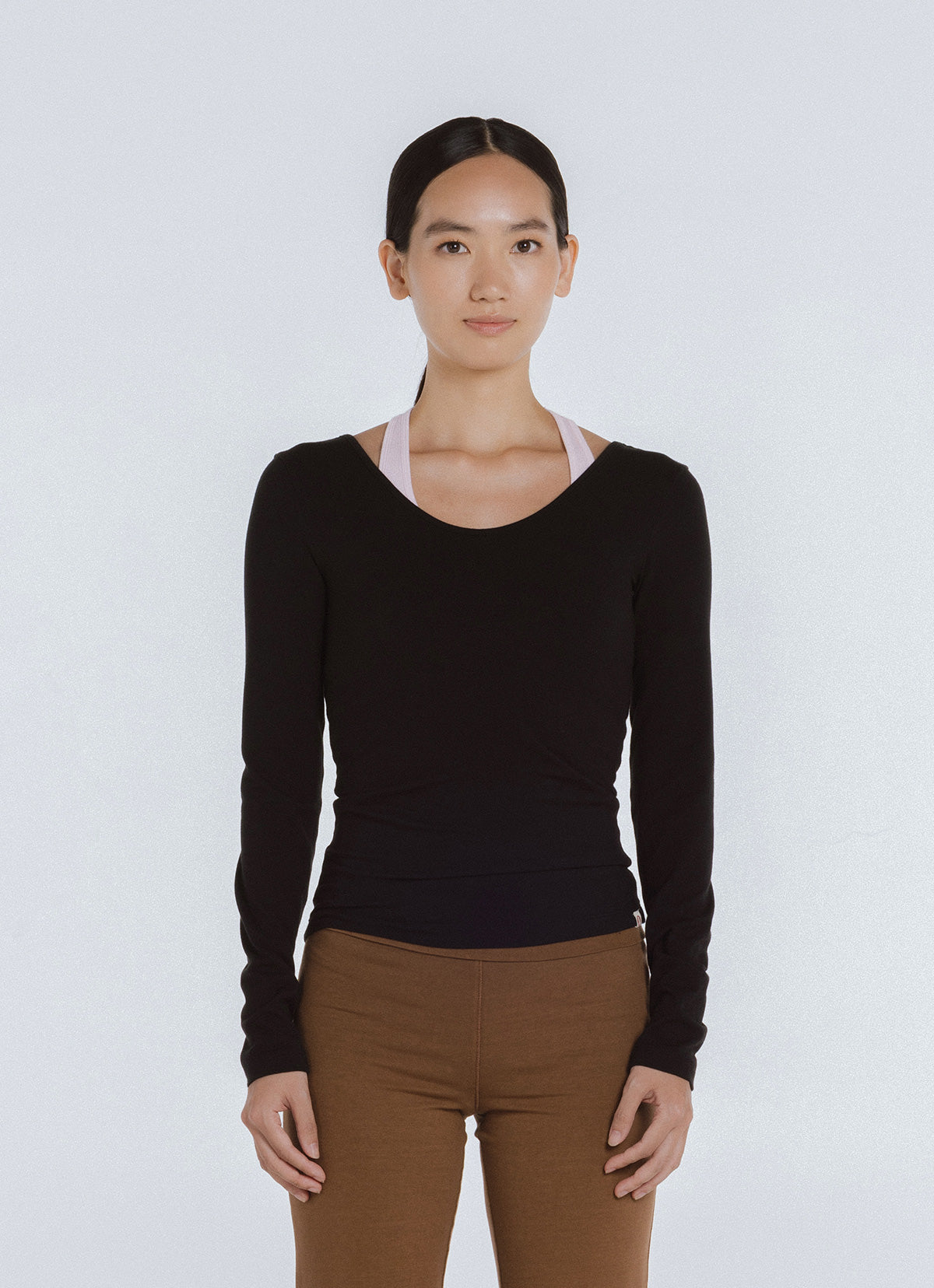 Bahu long sleeve top_Black