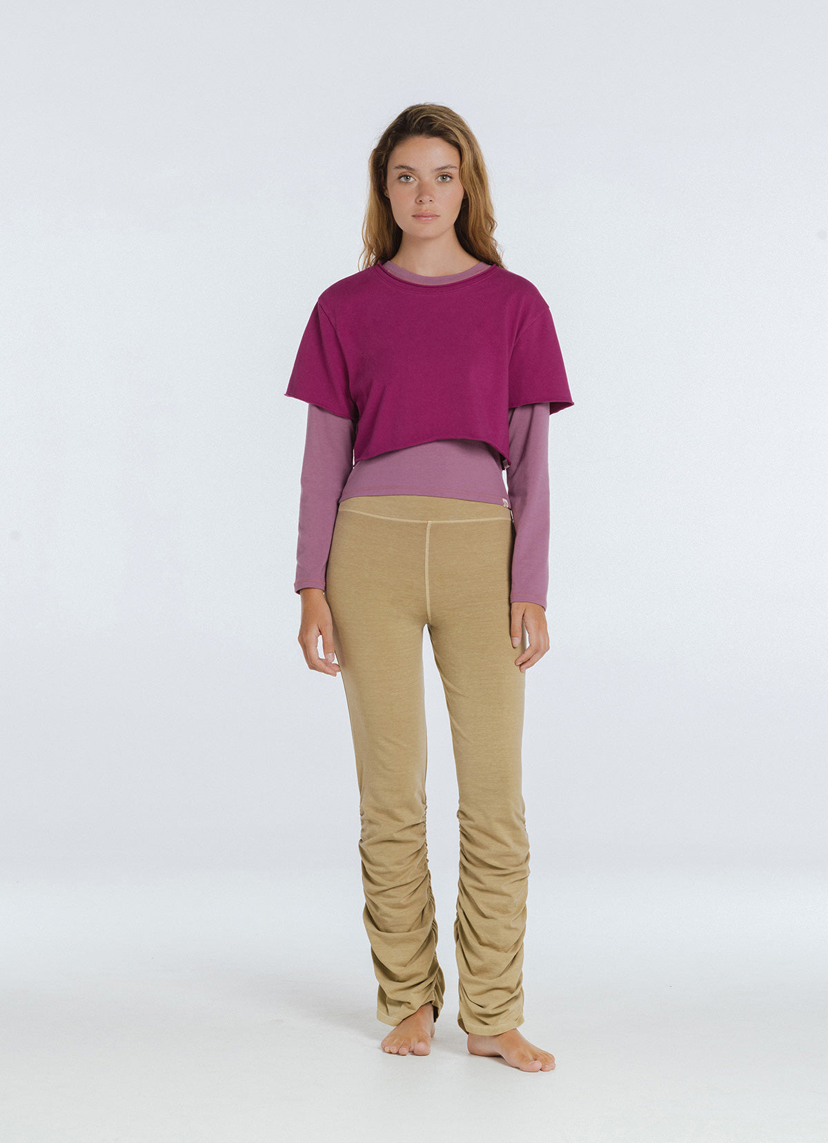 Saddle long sleeve_Purple