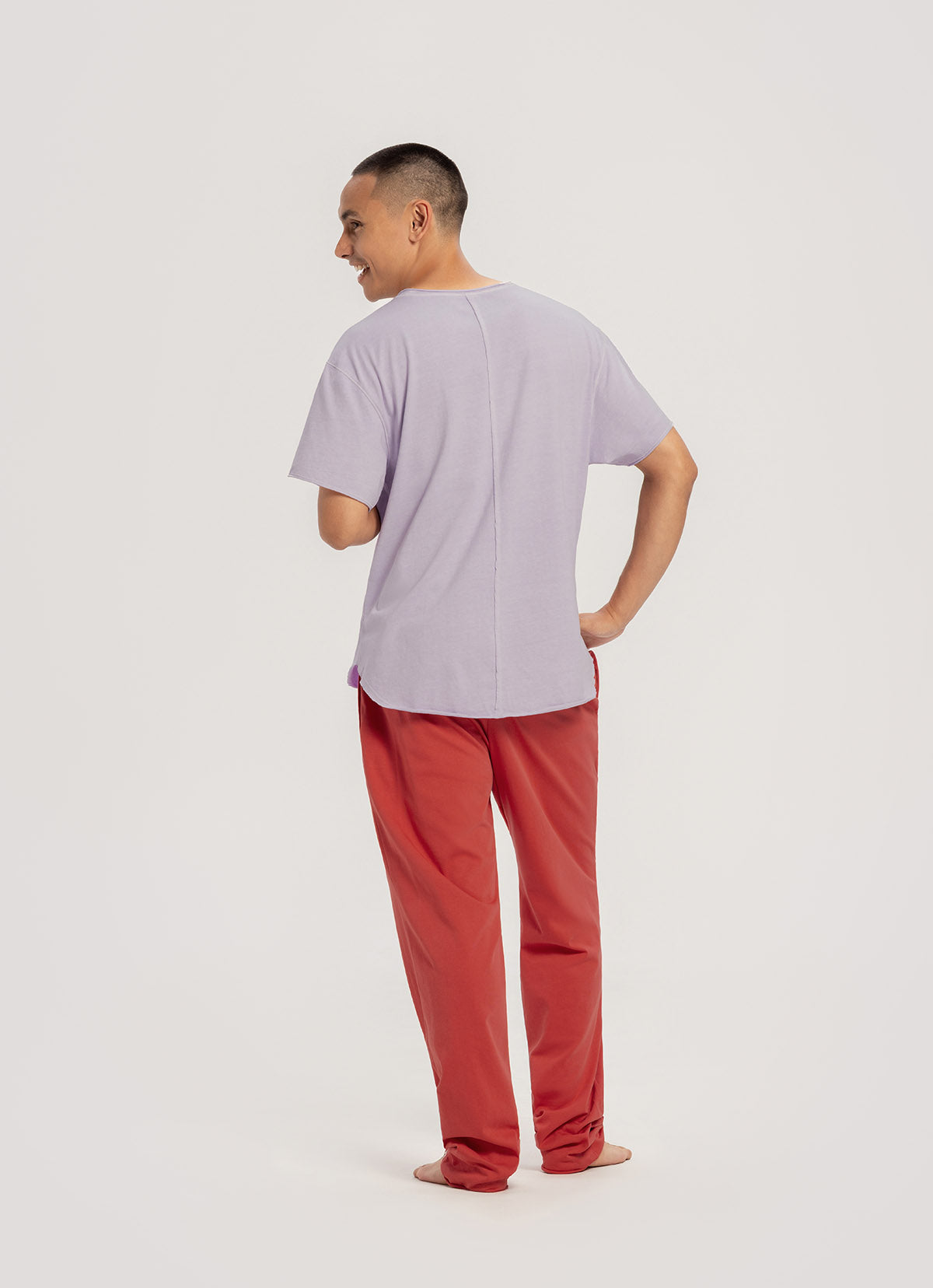 BM easy pants (Unisex)_Cranberry