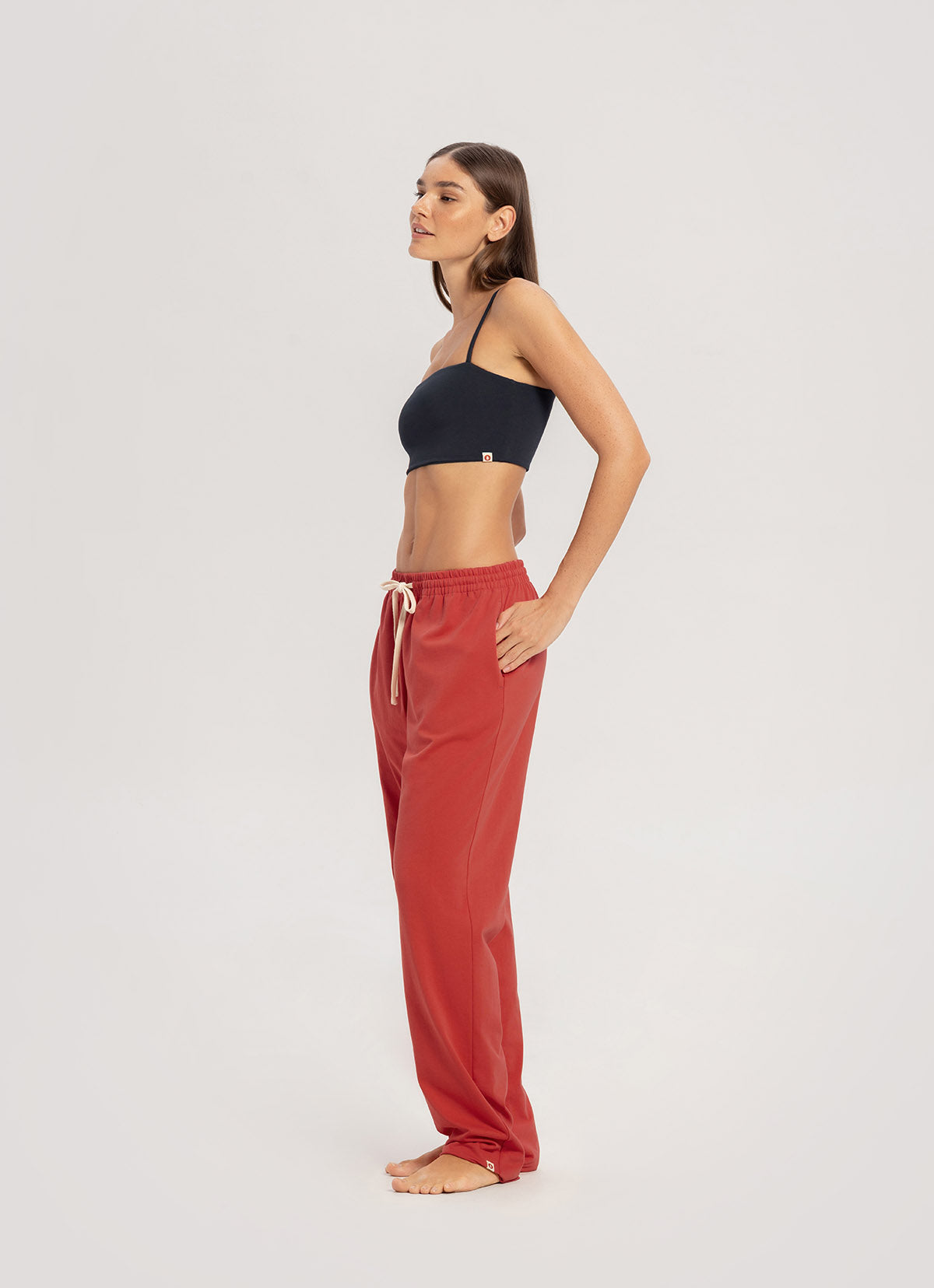 BM easy pants (Unisex)_Cranberry