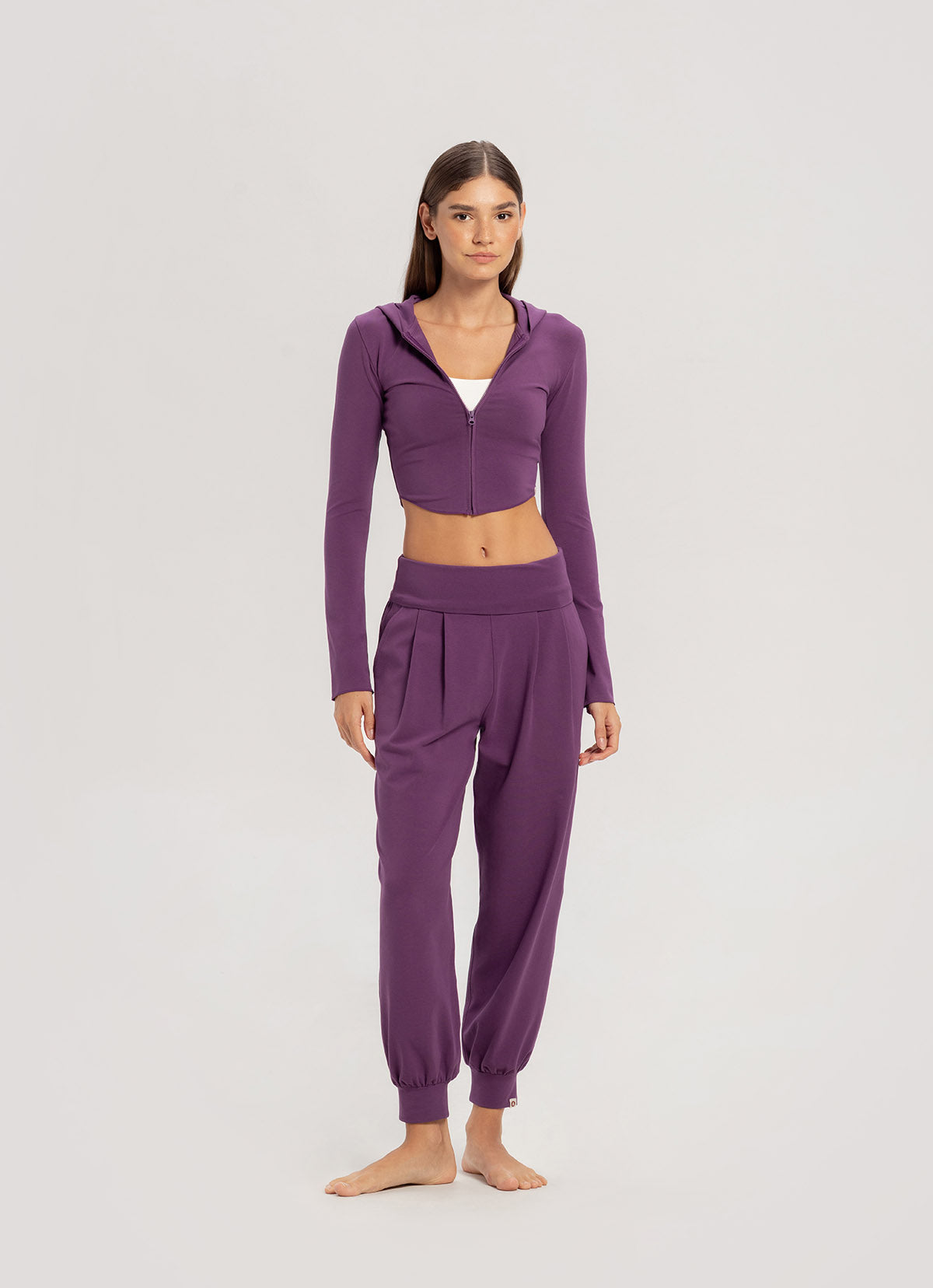 Fortune zip-up_Sunset Purple