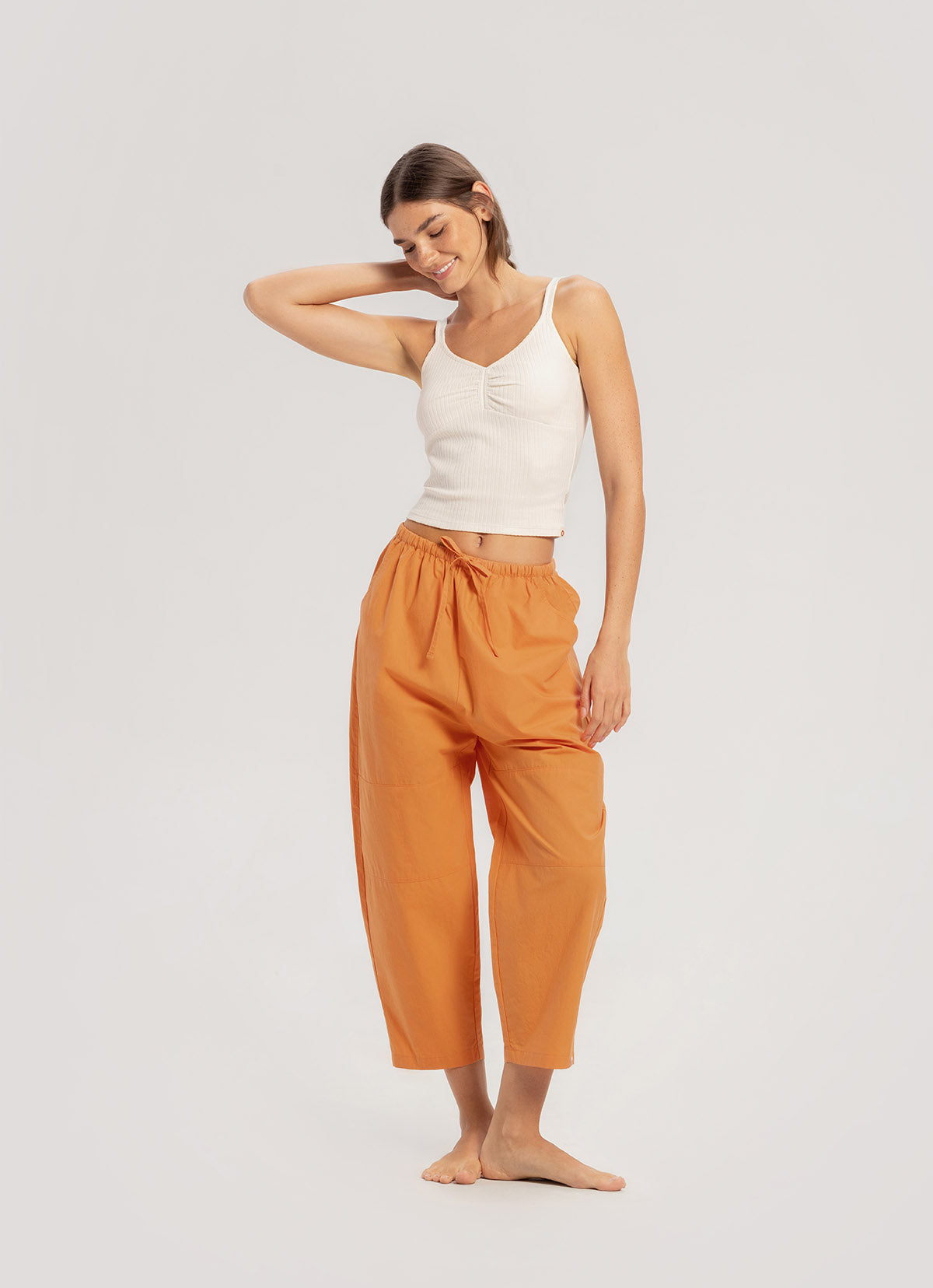 Balon pants (Unisex)_Tangerine