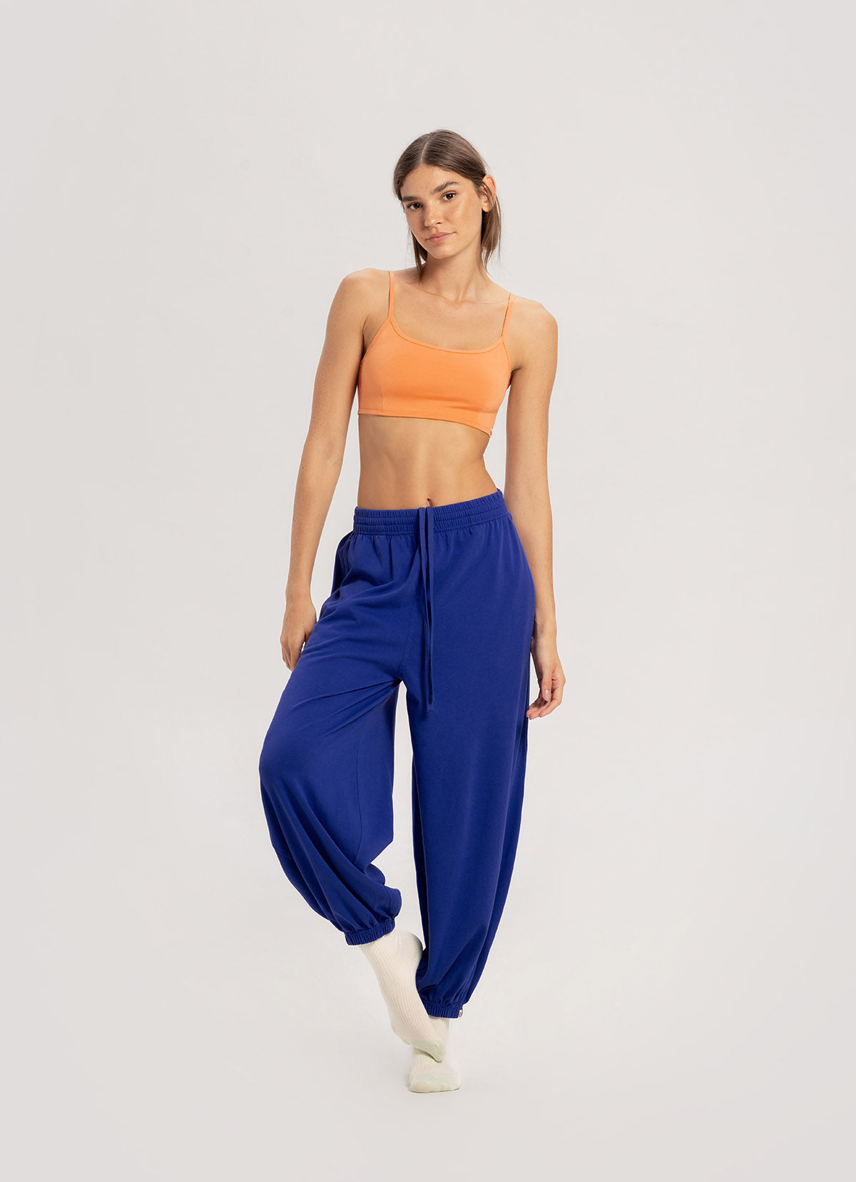 Tri hole bra top_Marigold