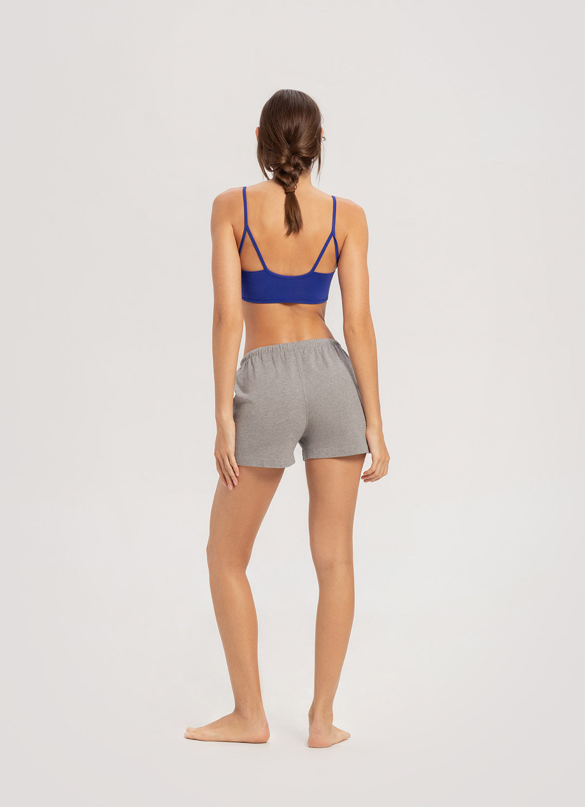 Tri hole bra top_Bluing