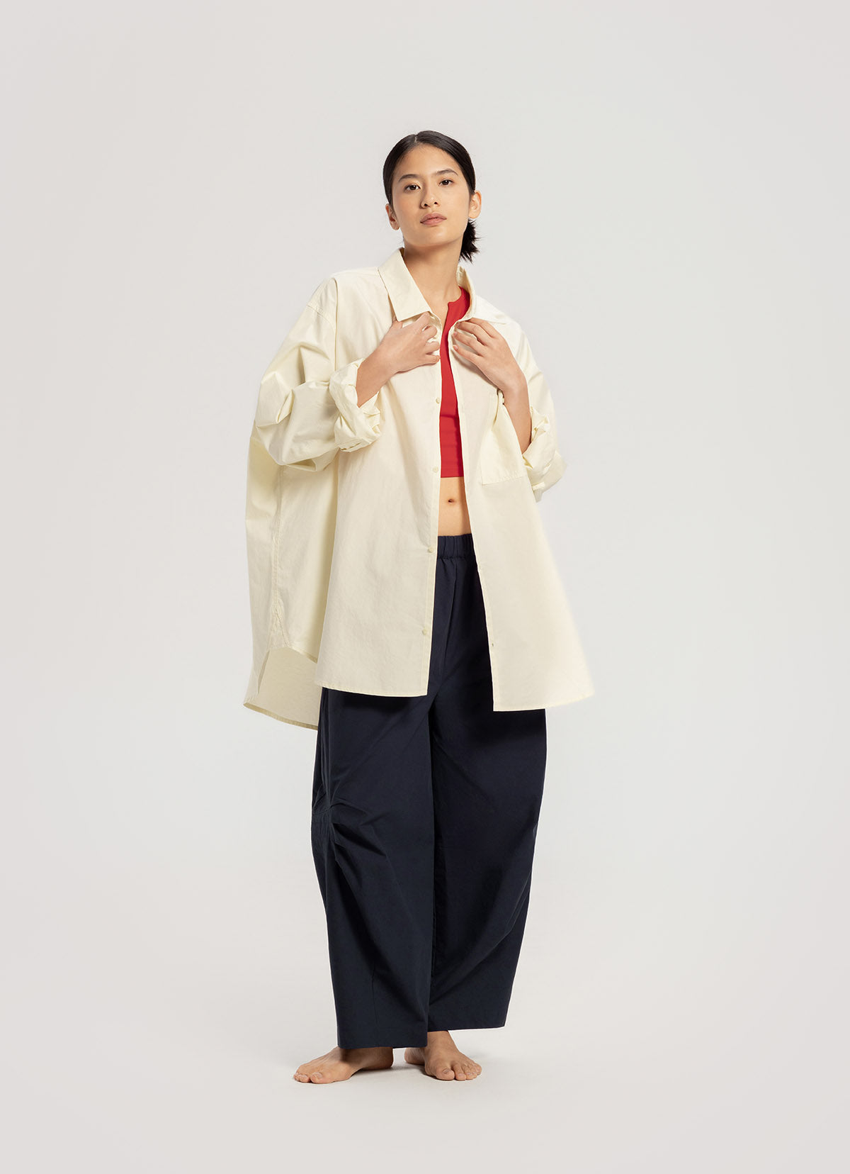 Kitty wide pants_Navy