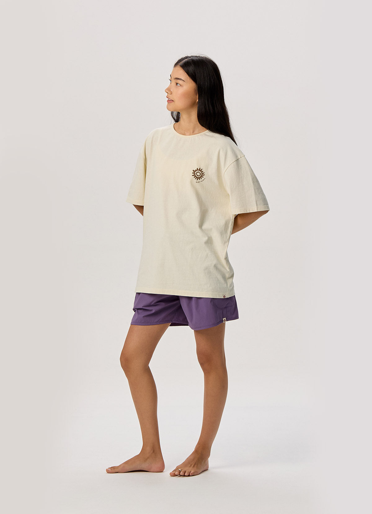 Surya drawing T (Unisex)_White Asparagus
