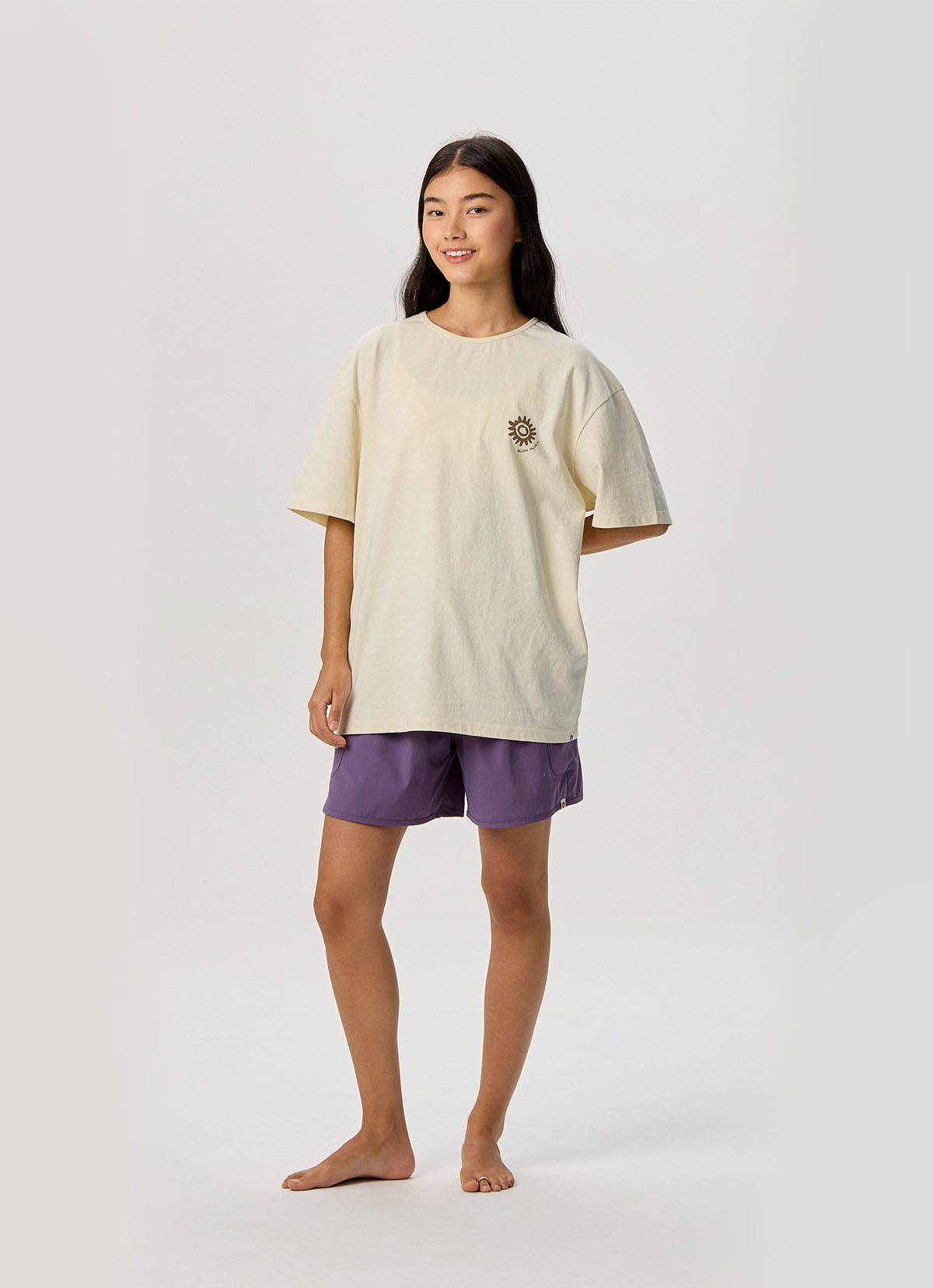 Surya drawing T (Unisex)_White Asparagus