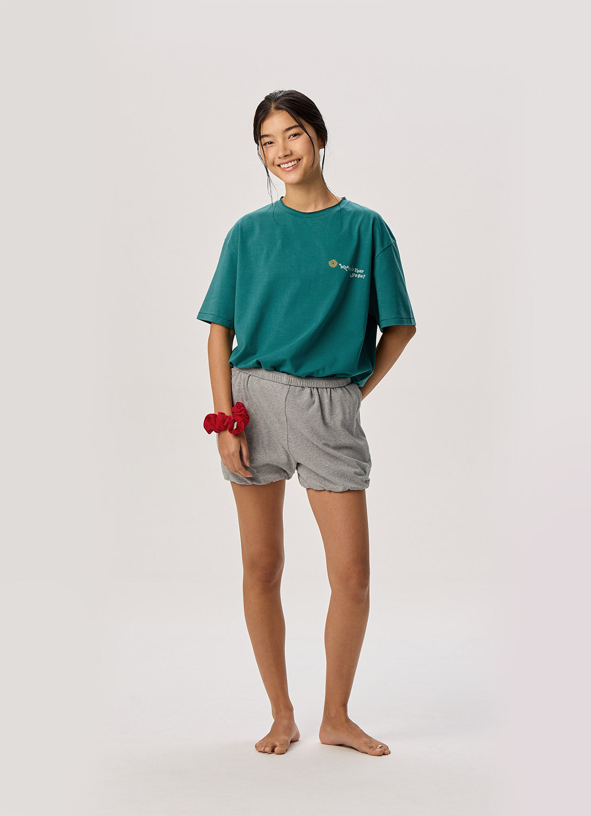 Surya lettering T (Unisex)_Deep Jungle