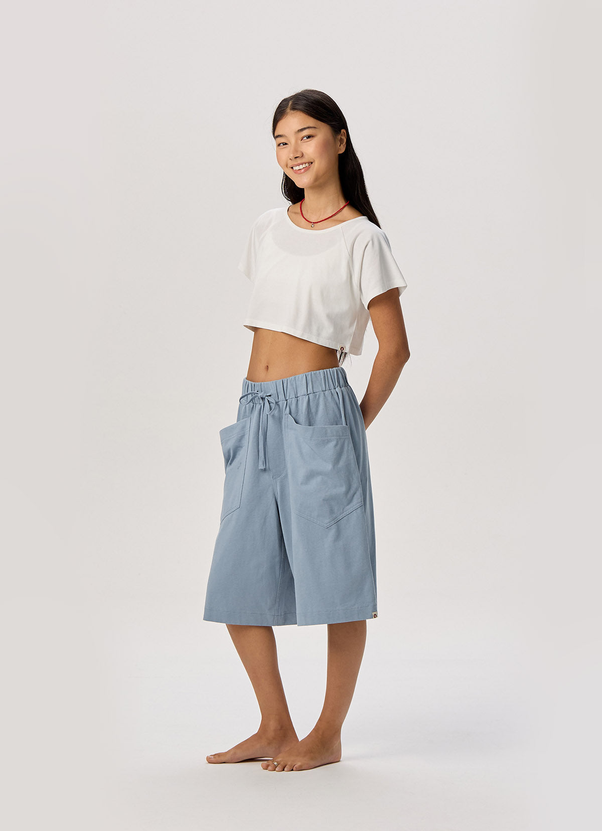 Belly short sleeve_Star White