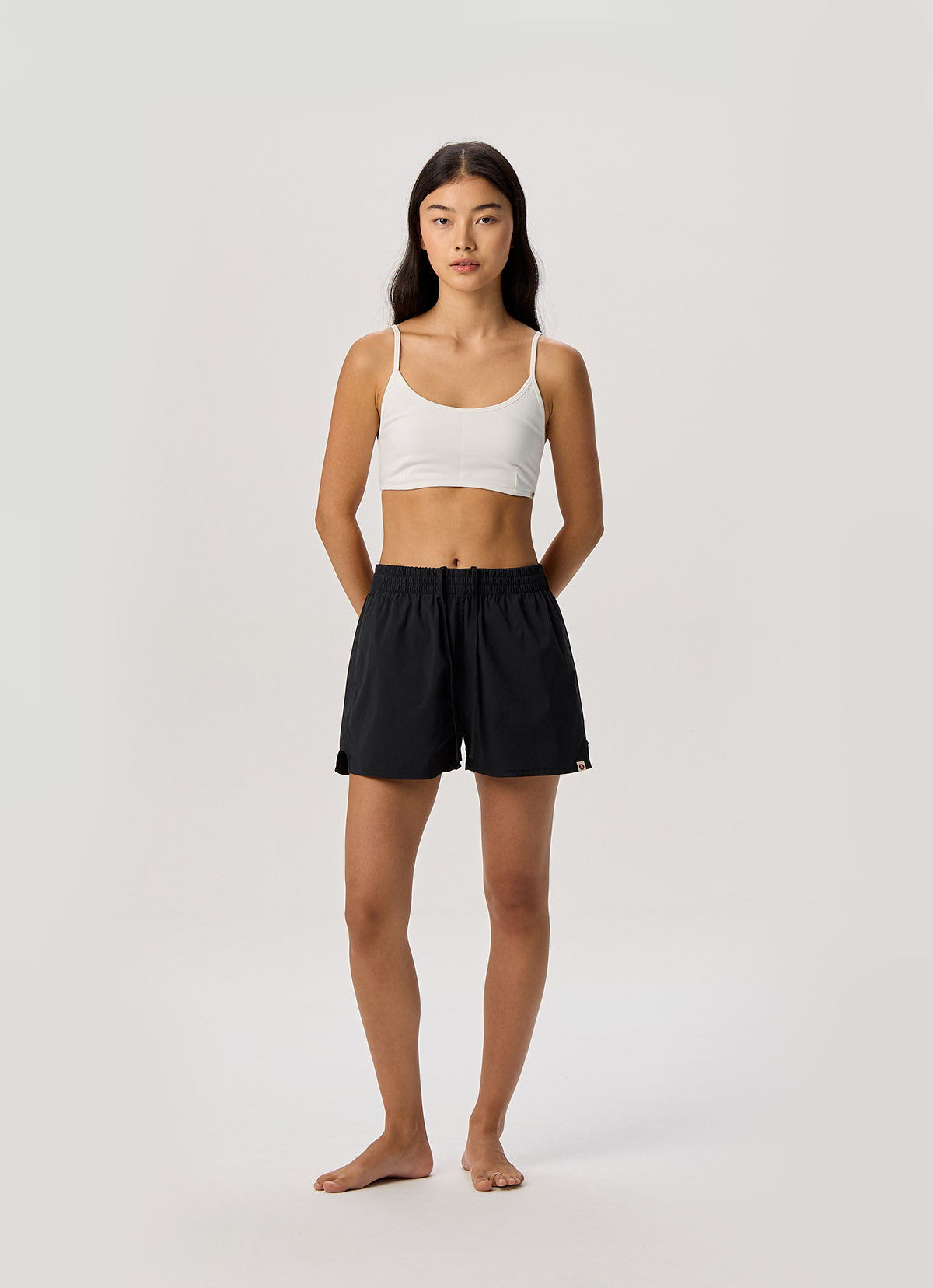 Light track shorts_Black