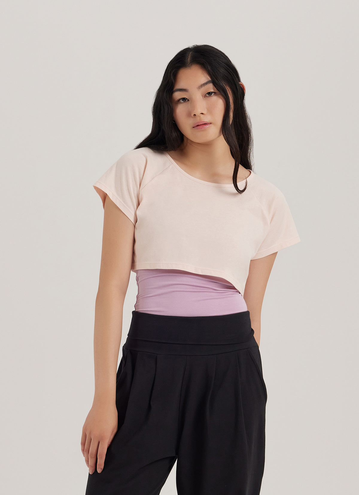 Belly short sleeve_Cloud Pink