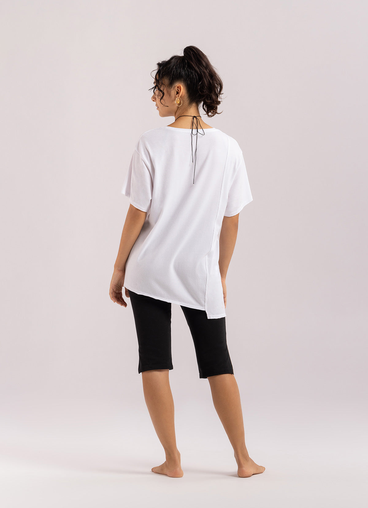 Panel short sleeve_White