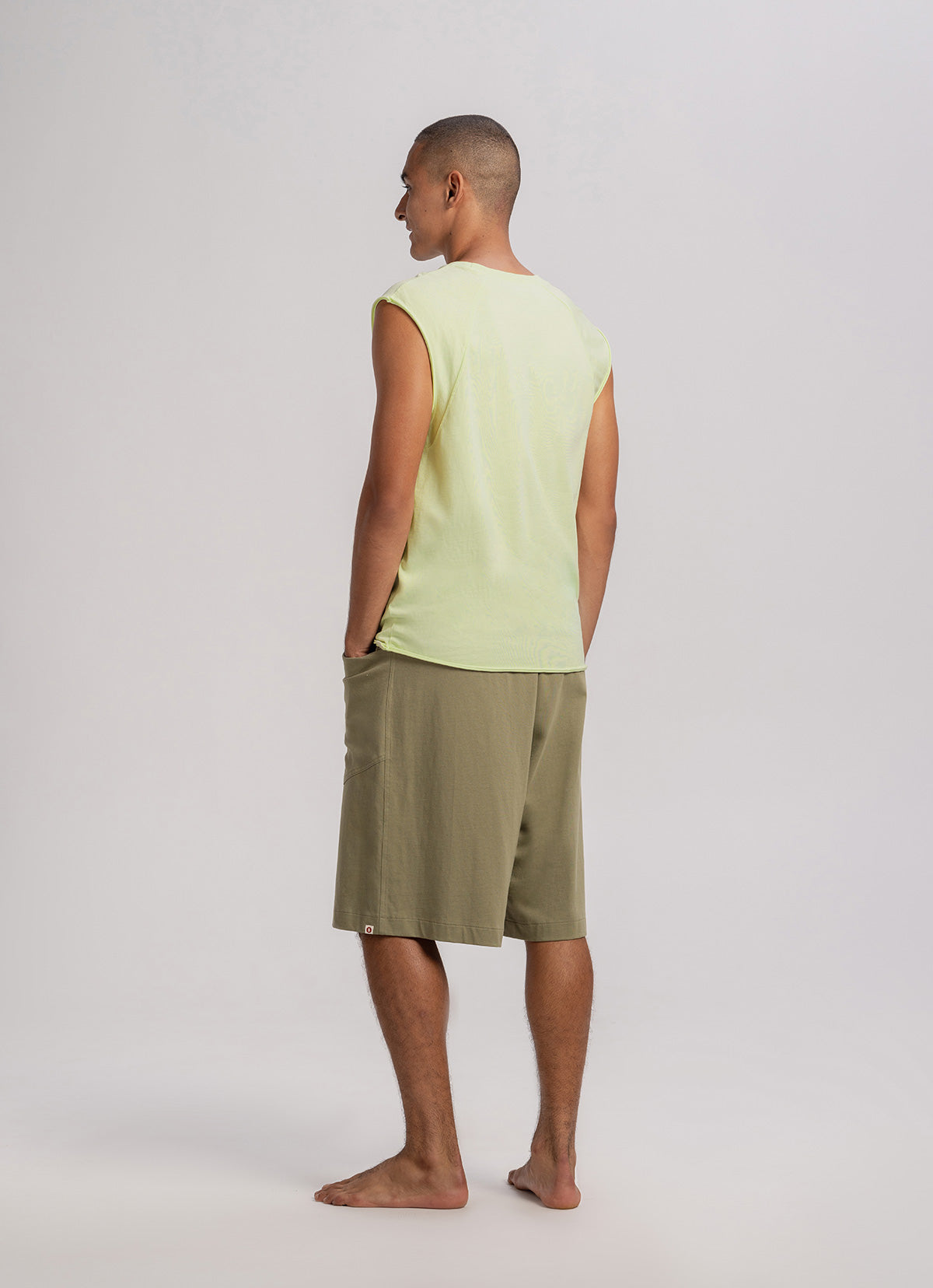 Knoll sleeveless (Unisex)_Lime Cream