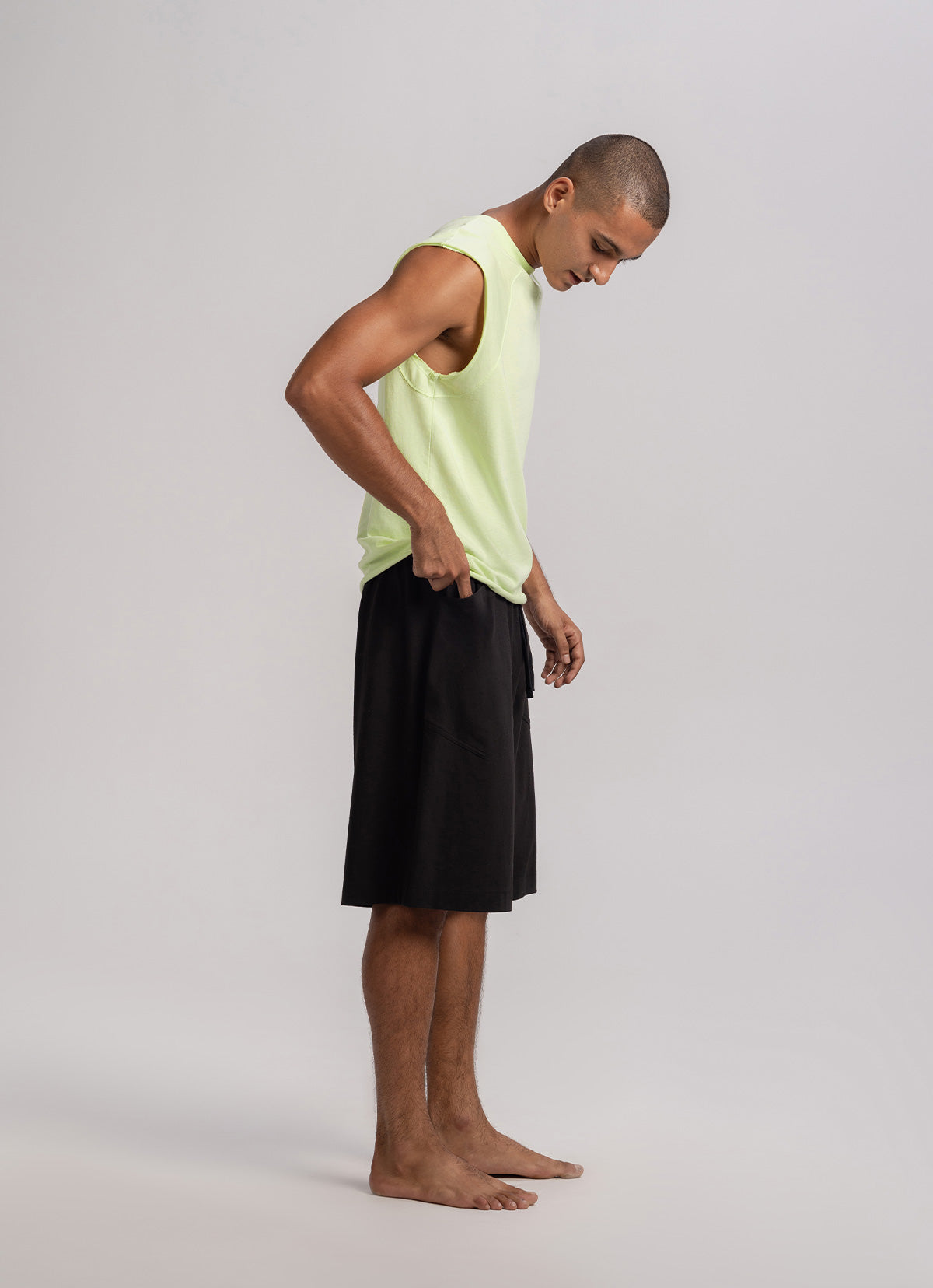 Knoll sleeveless (Unisex)_Lime Cream