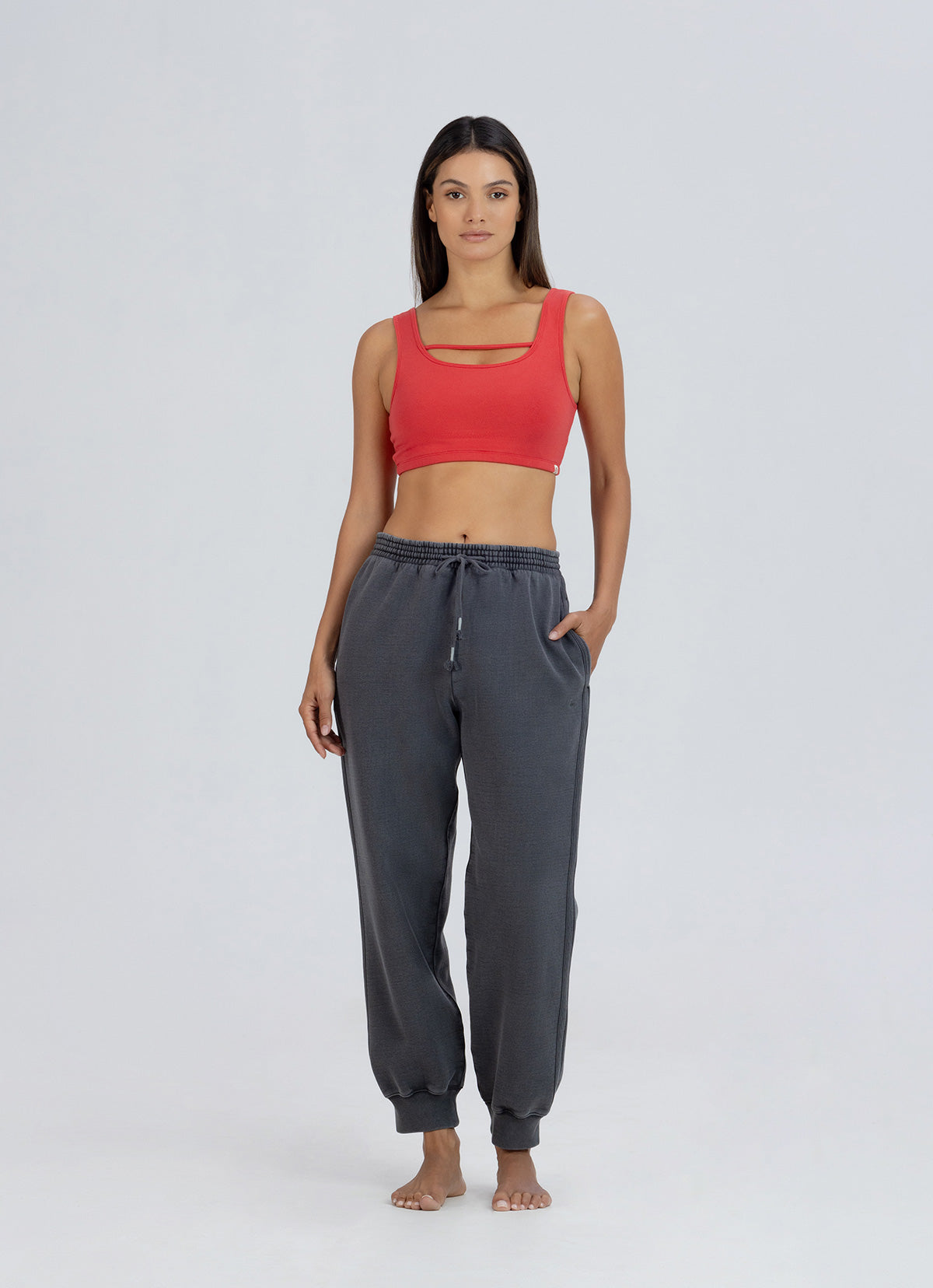 Super Fleece jogger pants (Unisex)_Lava Smoke