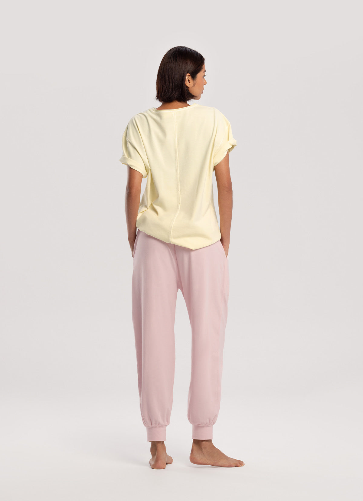 Fortune pants (Light ver.)_Chalk Pink
