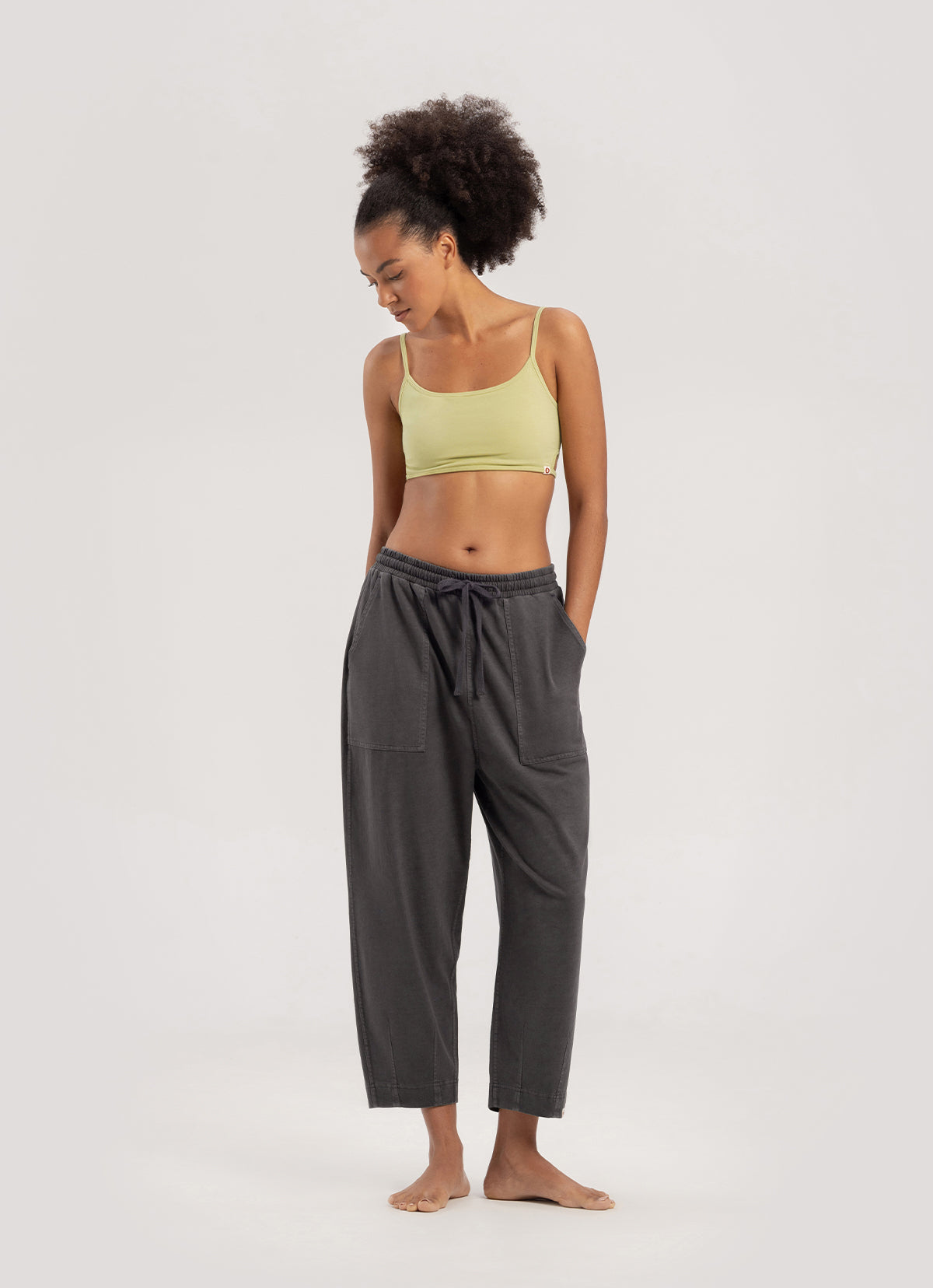 Side cut bra top_Nile