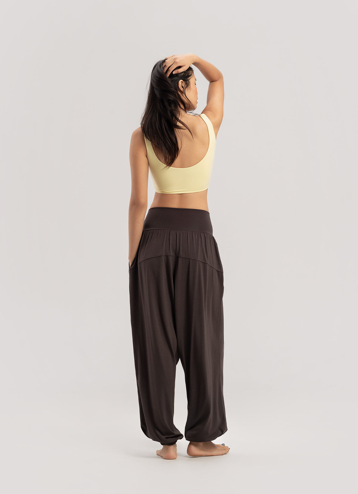 Pool pants (Unisex)_Chocolate Plum