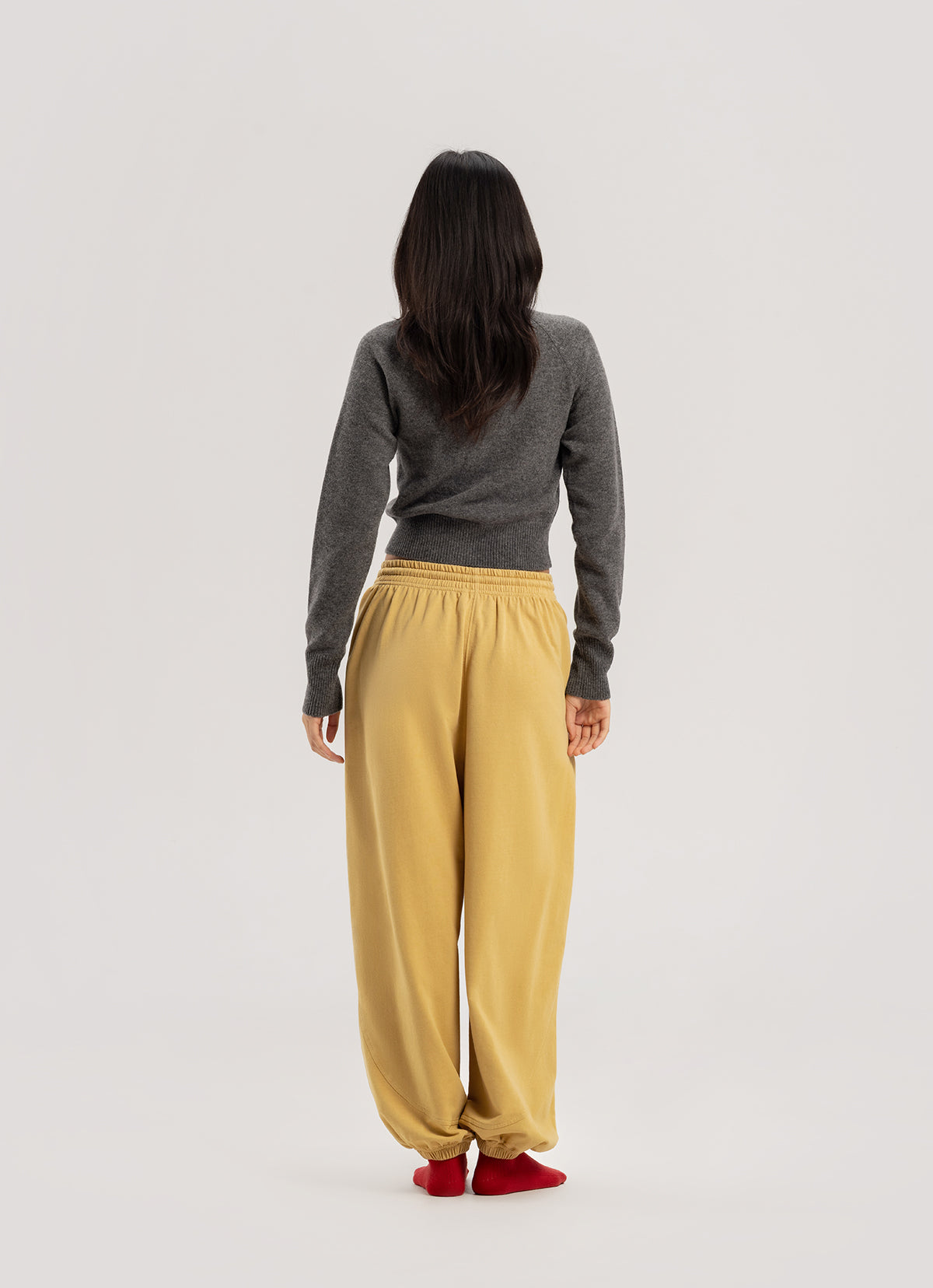 Diagonal jogger pants (Fall ver.)_Southern Moss