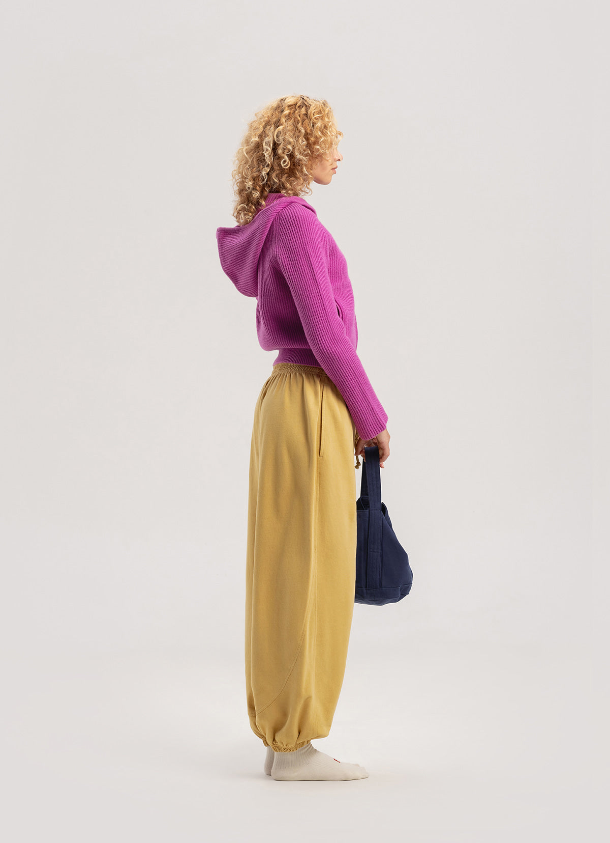 Diagonal jogger pants (Fall ver.)_Southern Moss