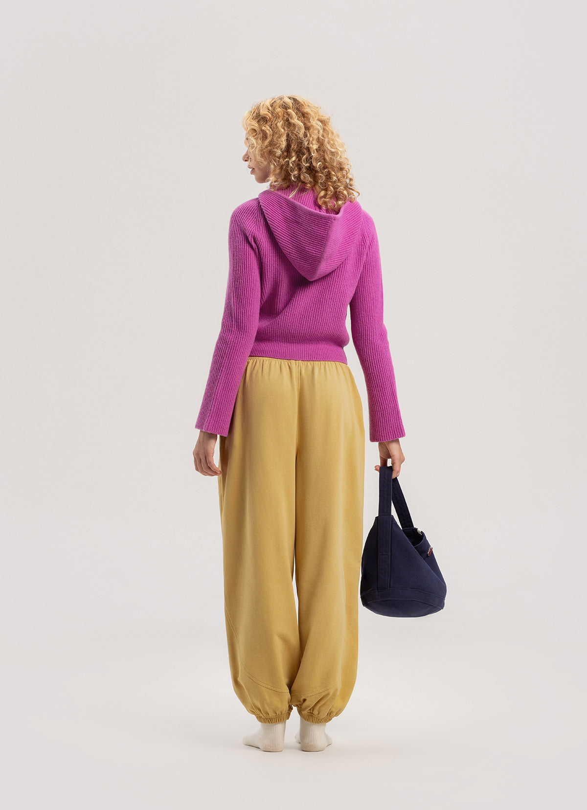 Diagonal jogger pants (Fall ver.)_Southern Moss