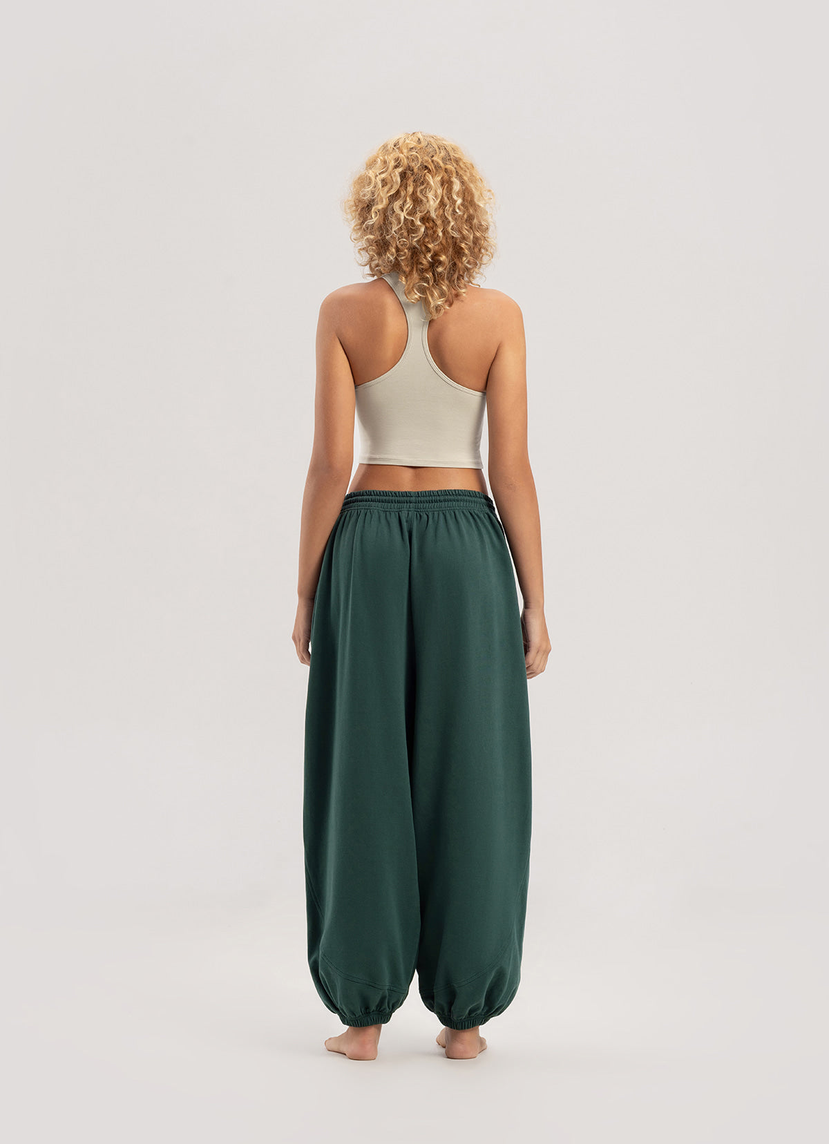 Diagonal jogger pants (Fall ver.)_Green Gables
