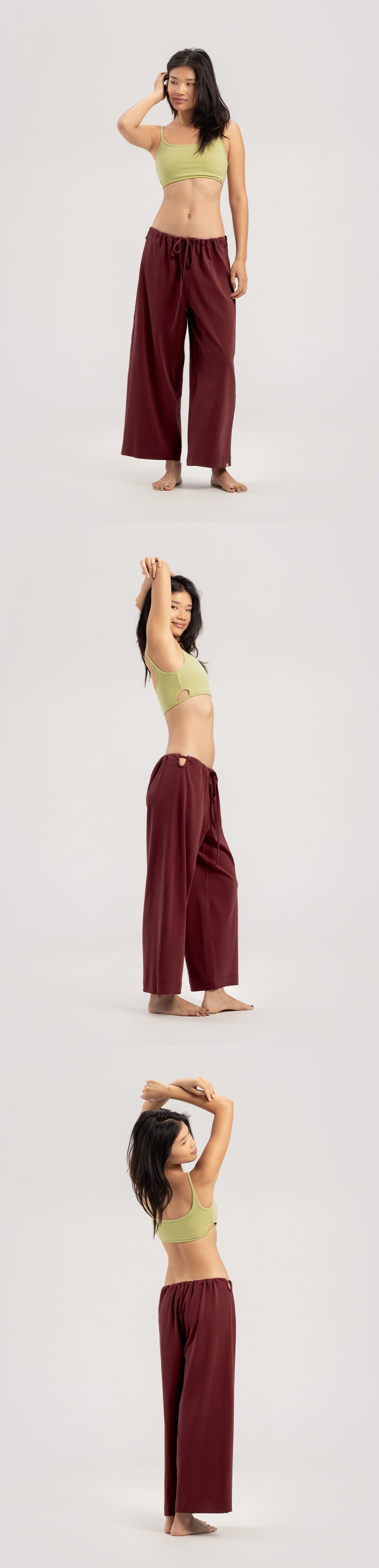 Side cut bra top_Nile